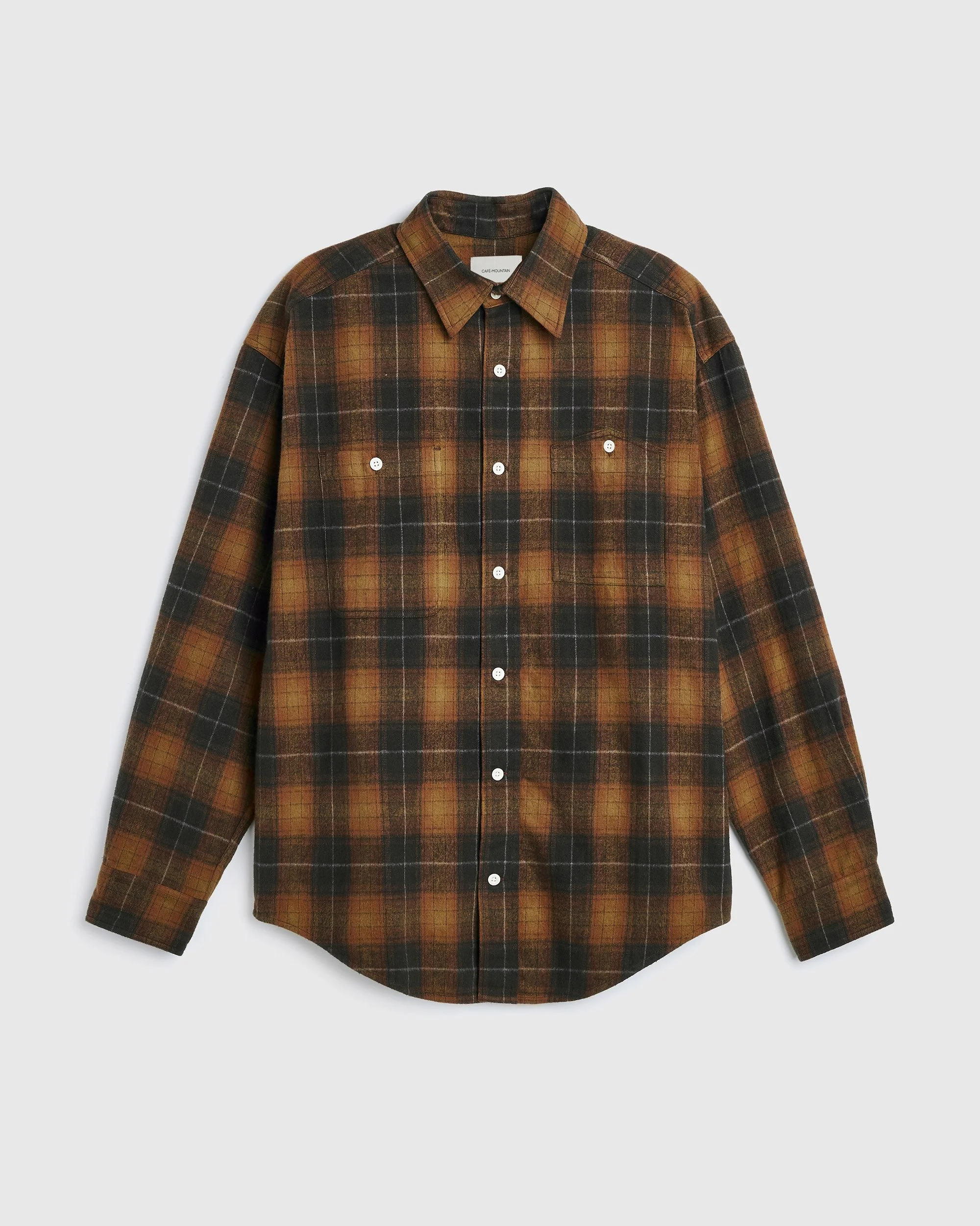 CafeTemplateCafe-Mountain_ParisShow_SS26_1BRUSHED-CHECK-WORKERS-SHIRT_NAVY+ORANGE.jpg