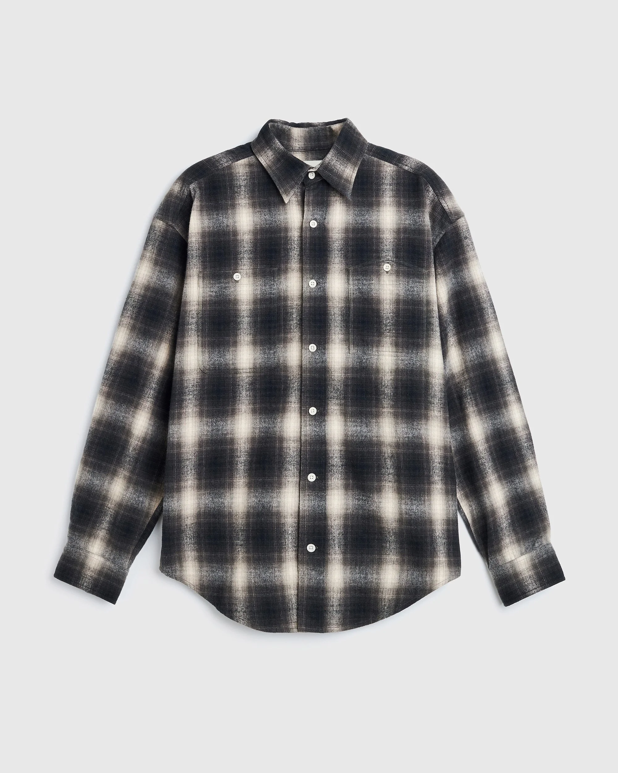 CafeTemplateCafe-Mountain_ParisShow_SS26_1BRUSHED-CHECK-WORKERS-SHIRT_BLACK+WHITE.jpg