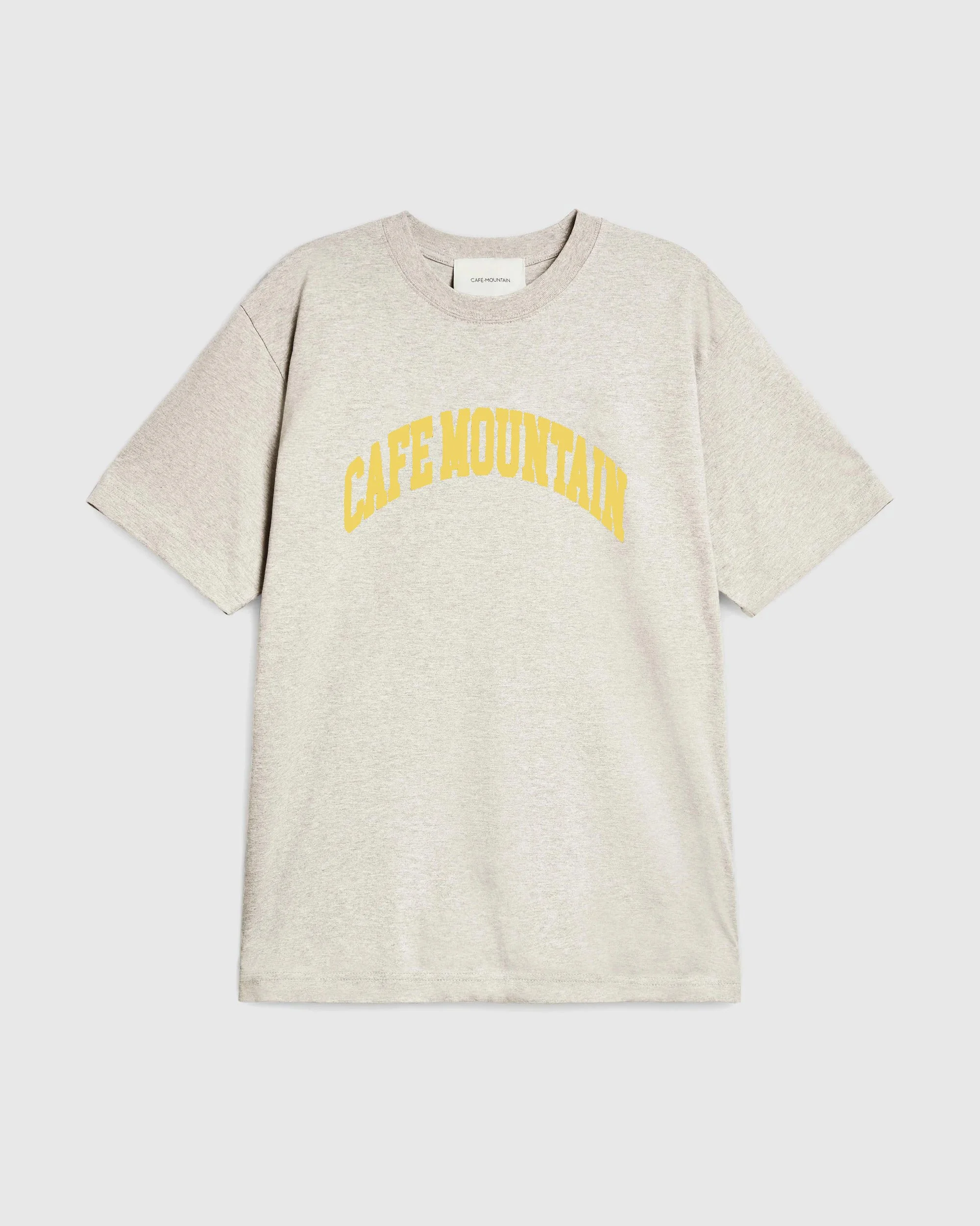 College Logo Tee - Vintage Heather and Lichen