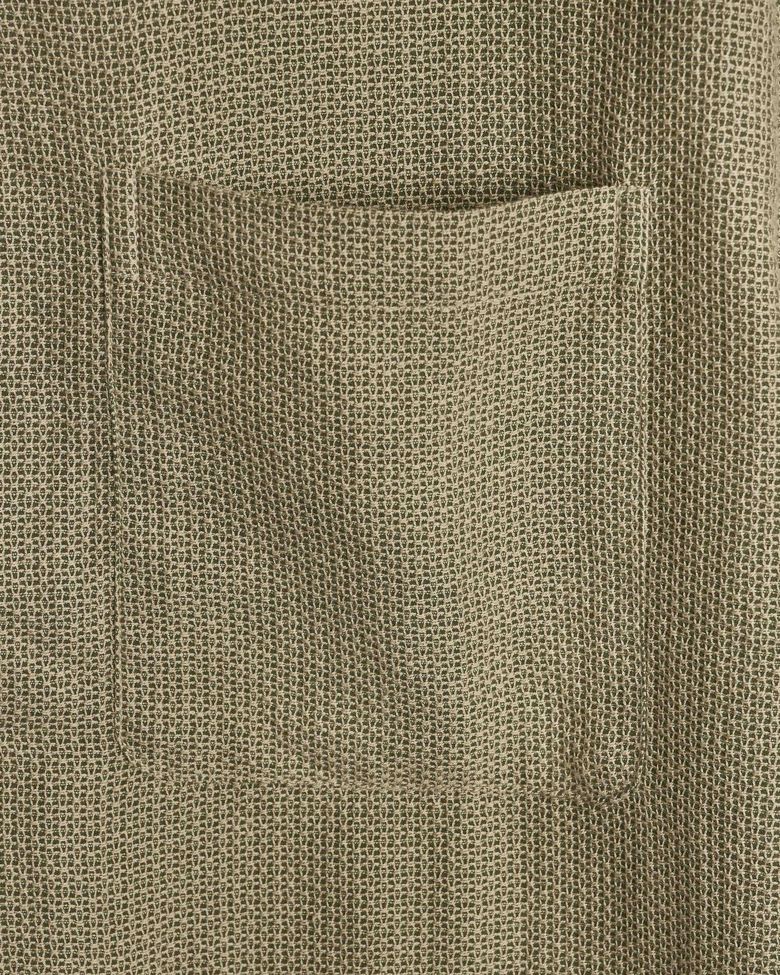 Three Pocket Summer Shirt Mushroom Jacquard Weave _ 2.jpeg
