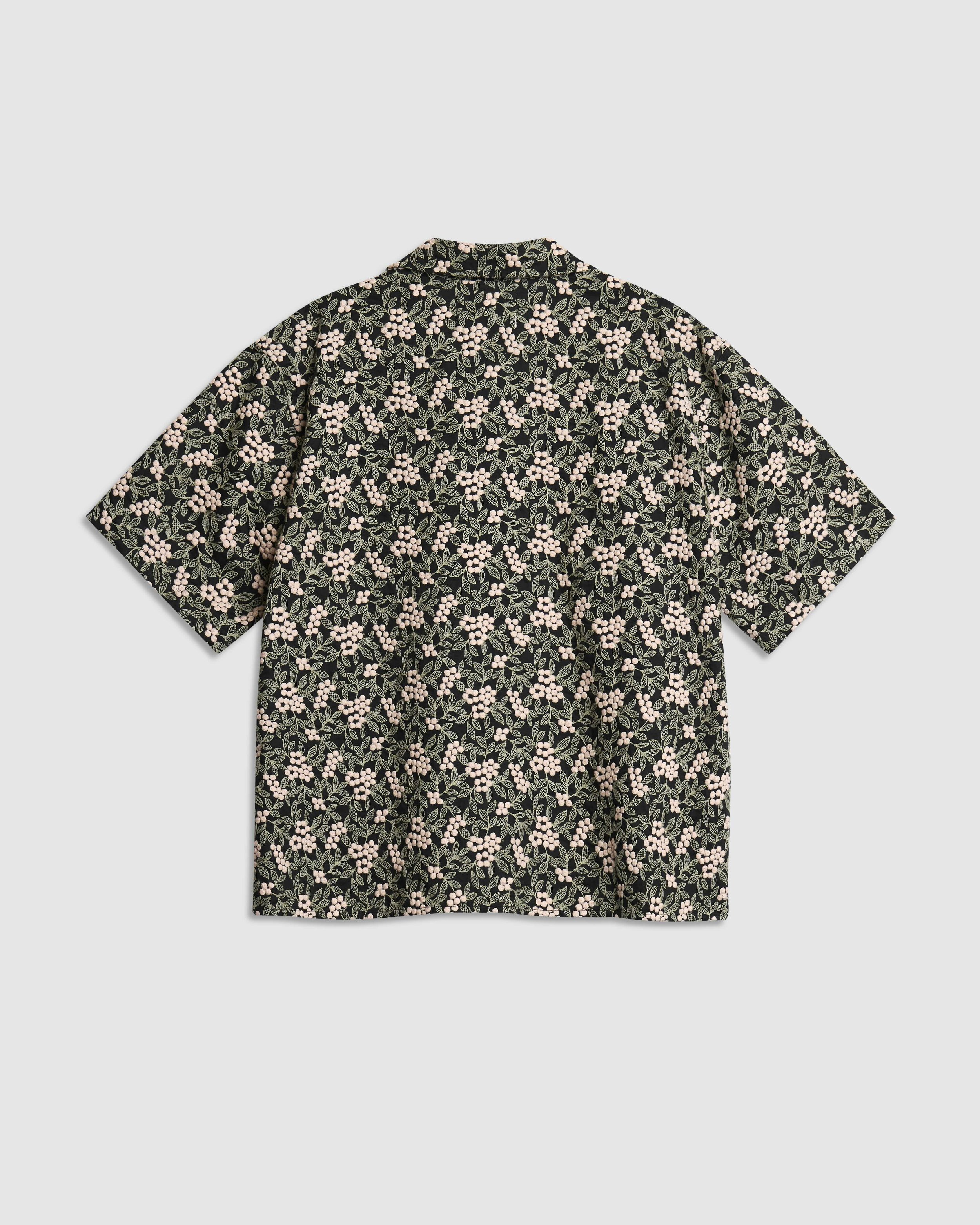 Jacquard Vacation Shirt Black and Natural Flower_ 4.jpeg
