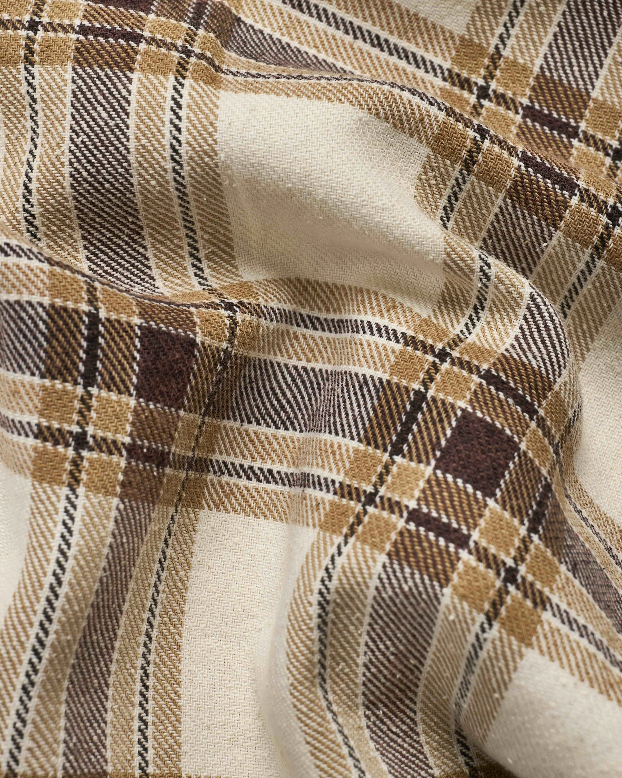 Silk Nep Box Shirt Ecru Check_ 6.jpeg