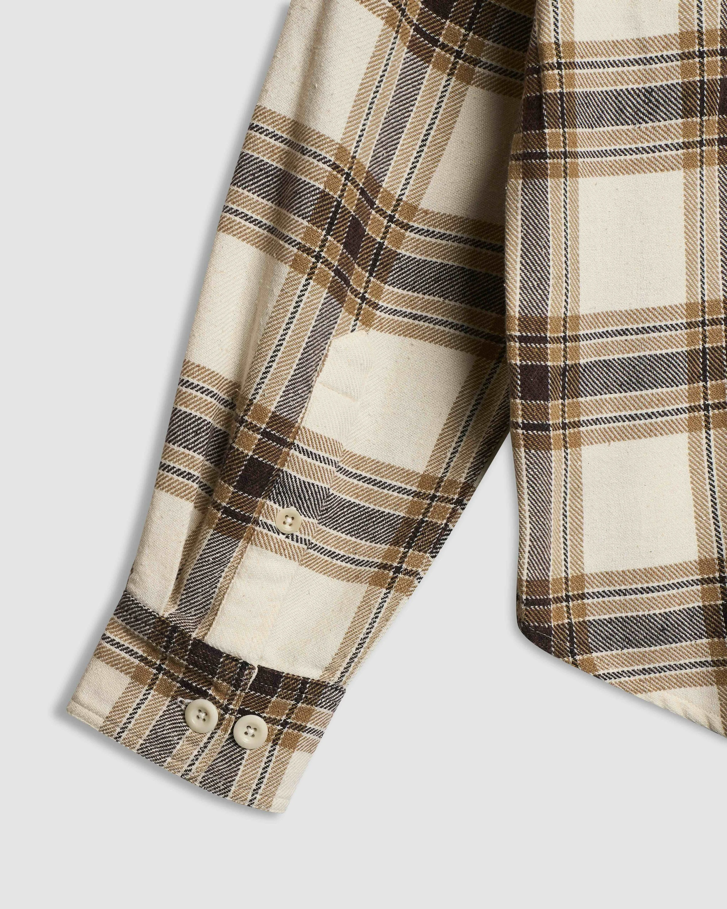 Silk Nep Box Shirt Ecru Check_ 5.jpeg