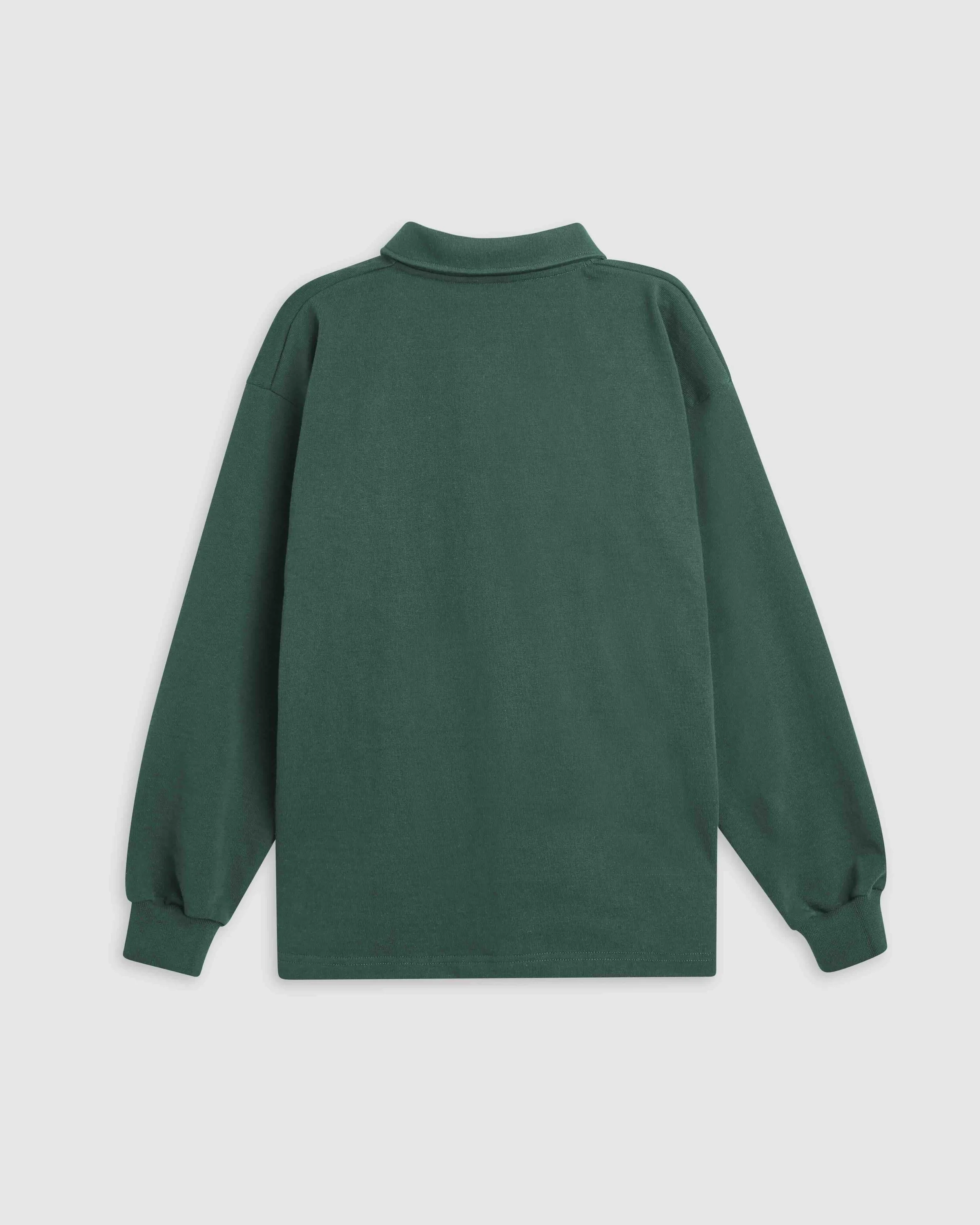 Quarter Zip Sweat Navy USE FOR EARTH AND FOREST_ 3_GREEN.jpeg
