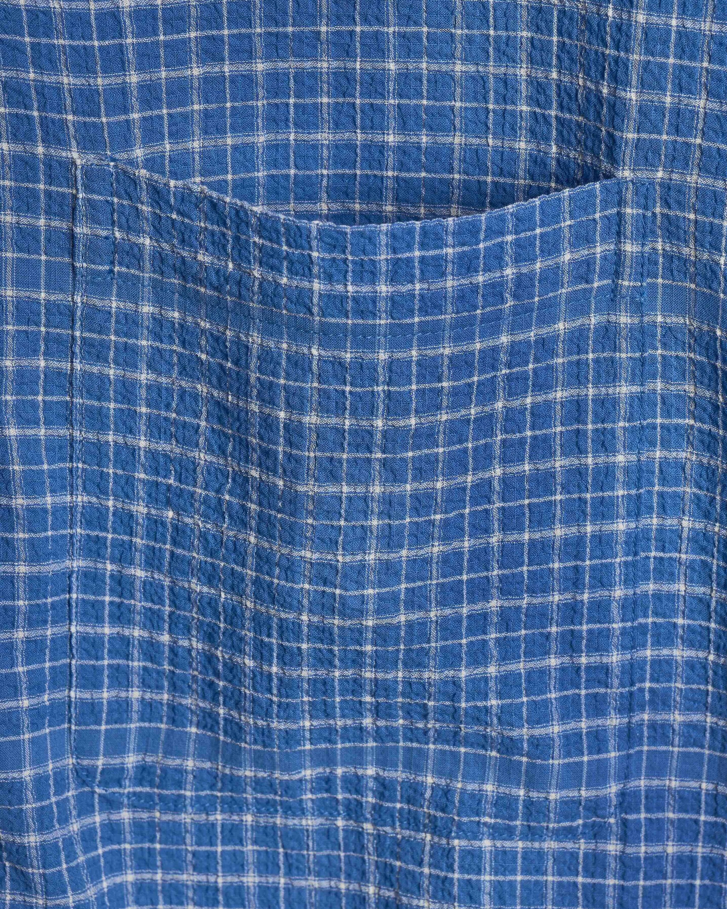 Loose Check Vacation Shirt Blue_ 3.jpeg