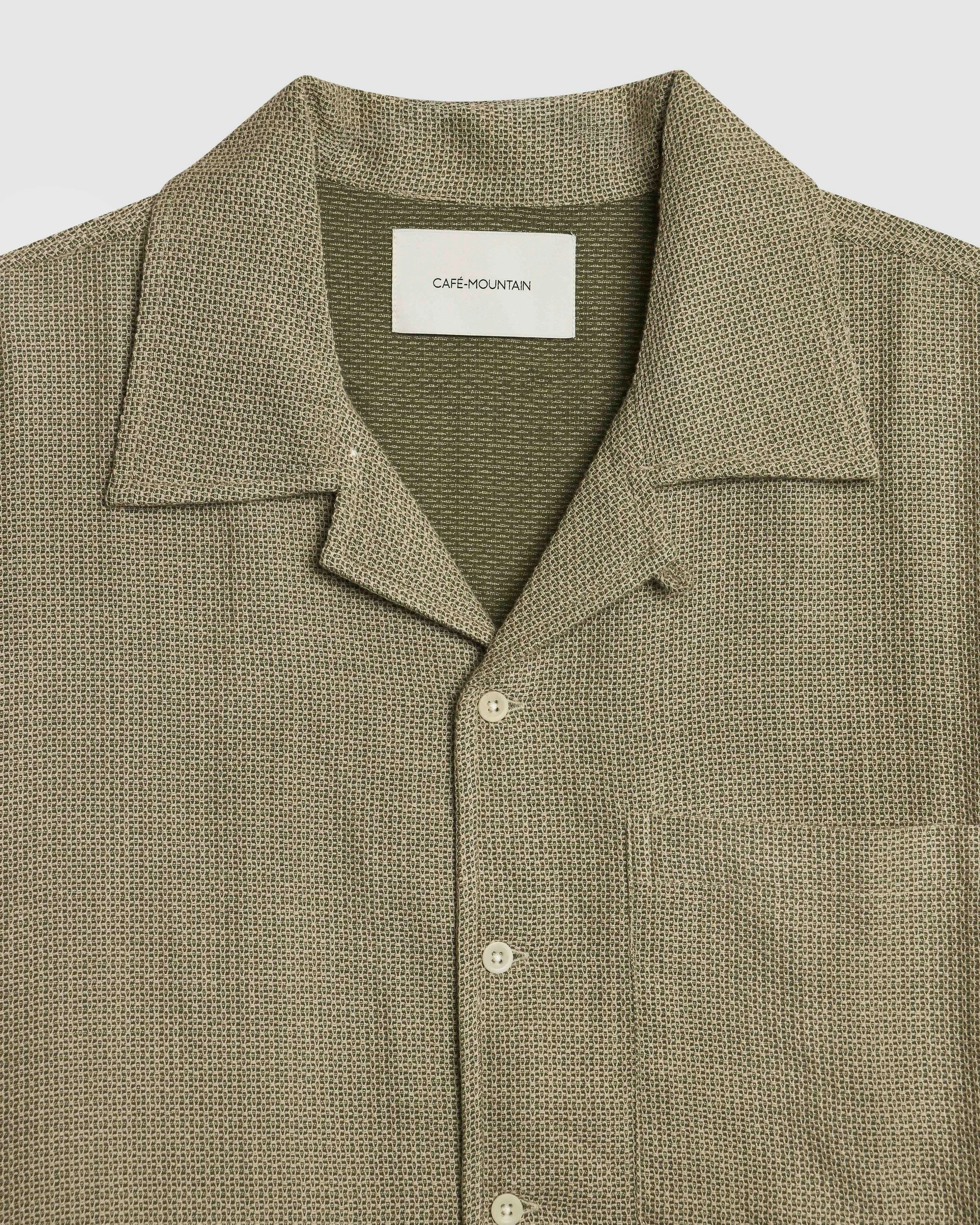 Three Pocket Summer Shirt Mushroom Jacquard Weave _ .jpeg