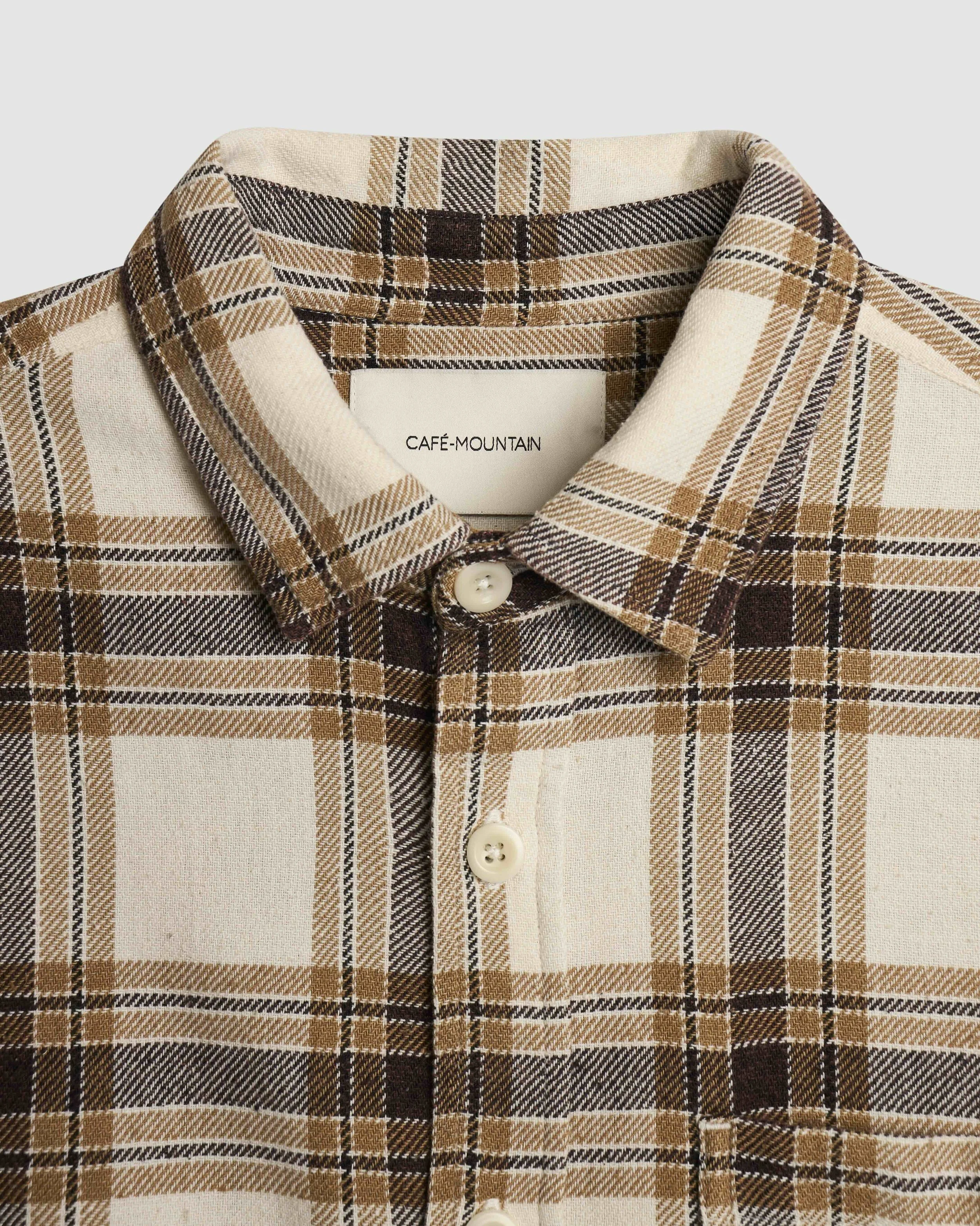 Silk Nep Box Shirt Ecru Check_ 1.jpeg