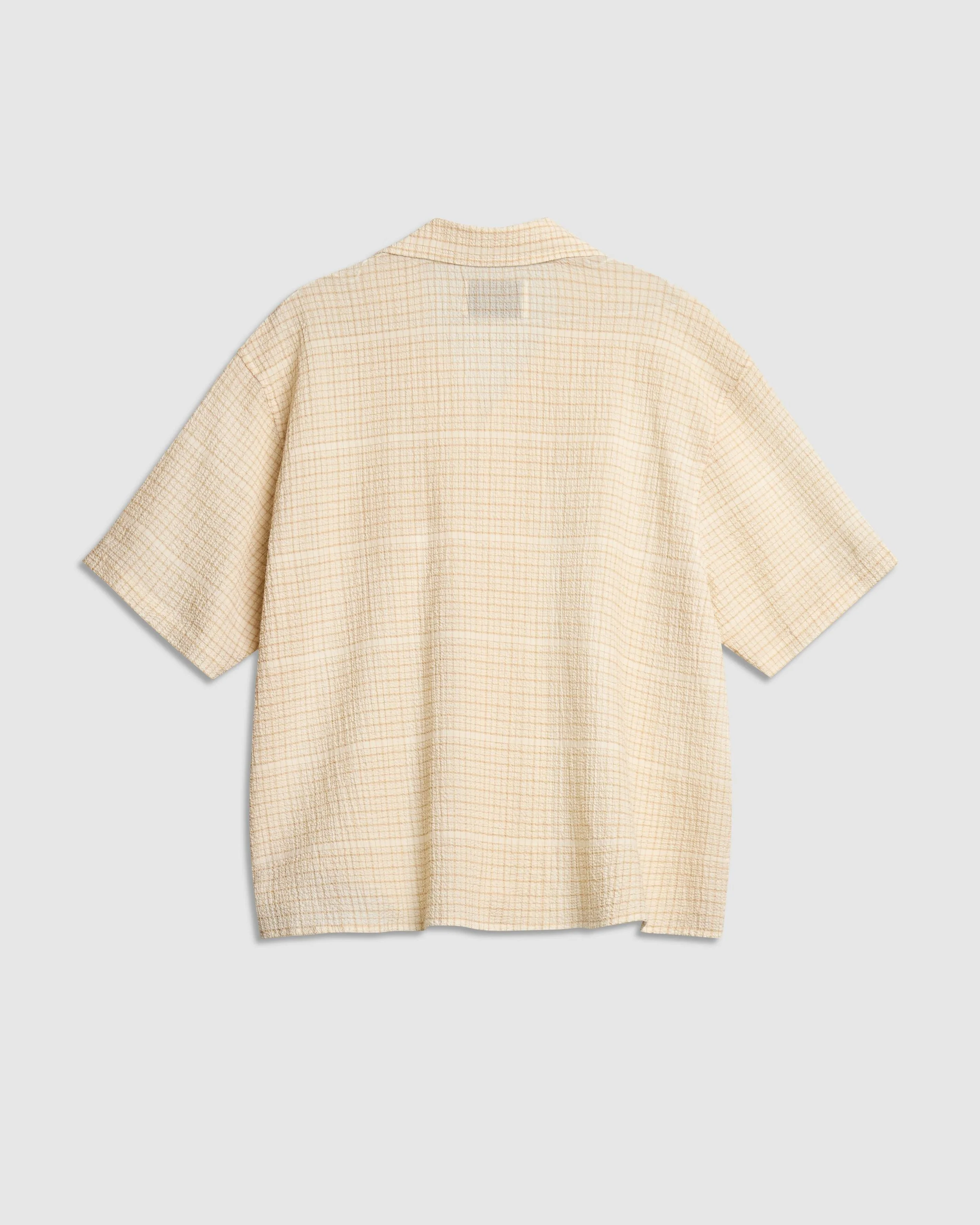 Loose Check Vacation Shirt Natural and Oat_ 3.jpeg