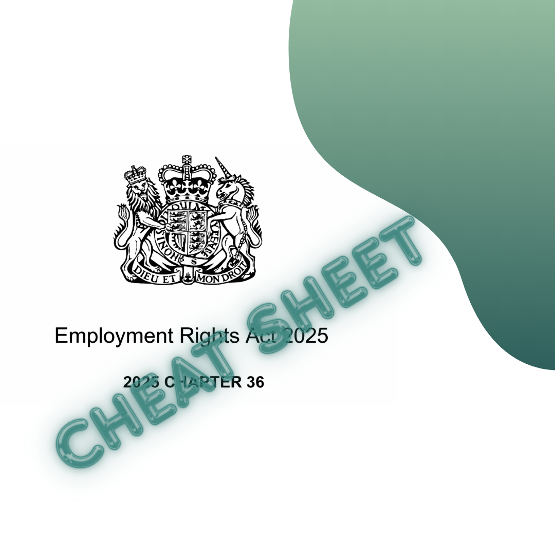 The EMPLOYMENT RIGHTS ACT CHEAT SHEET 