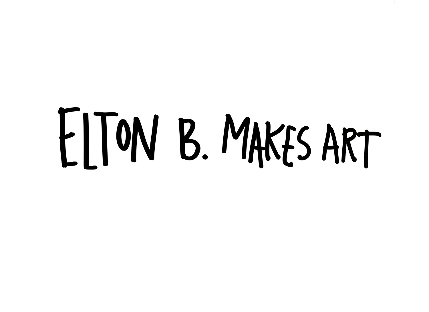 Elton B Makes Art
