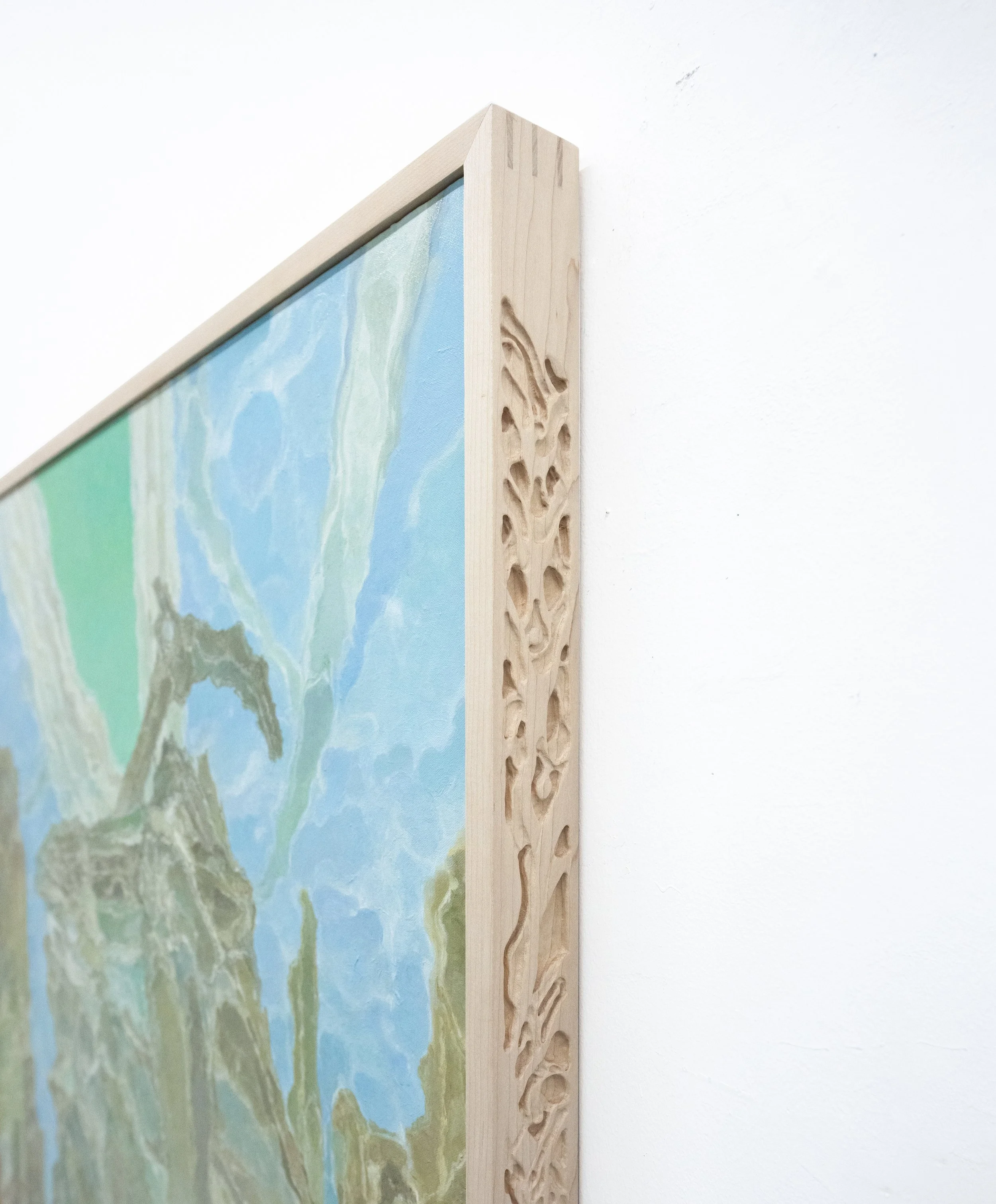 2. The Standing Staff, the Prostrate Palm : 147 x 99 x 5cm : oil paint on canvas, relief carving on a maple wood frame : 2025_D.jpg