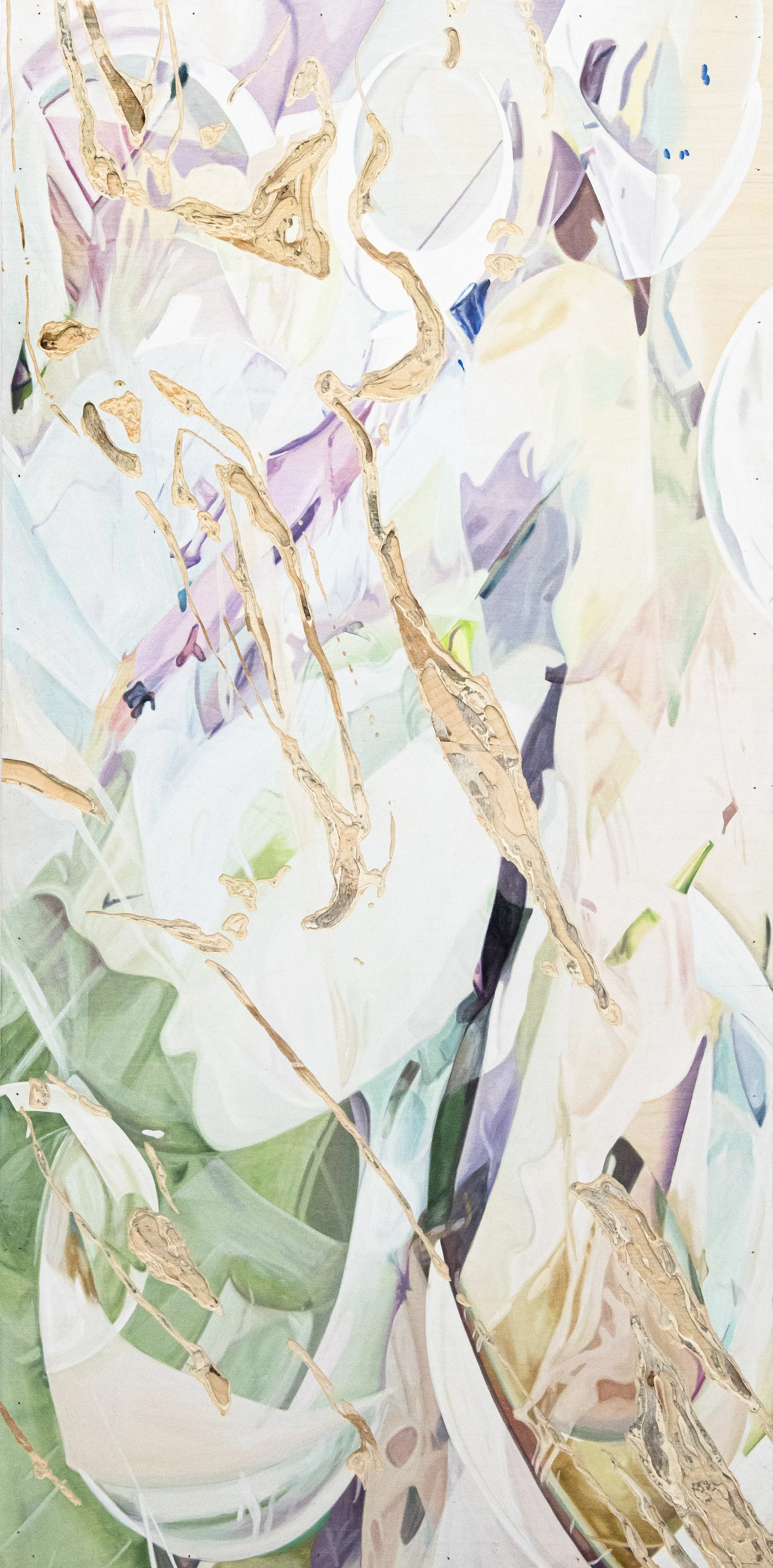 Pale Diaphanous Droplet_Engraving and watercolour on panel_122 x 60cm_2025.jpg