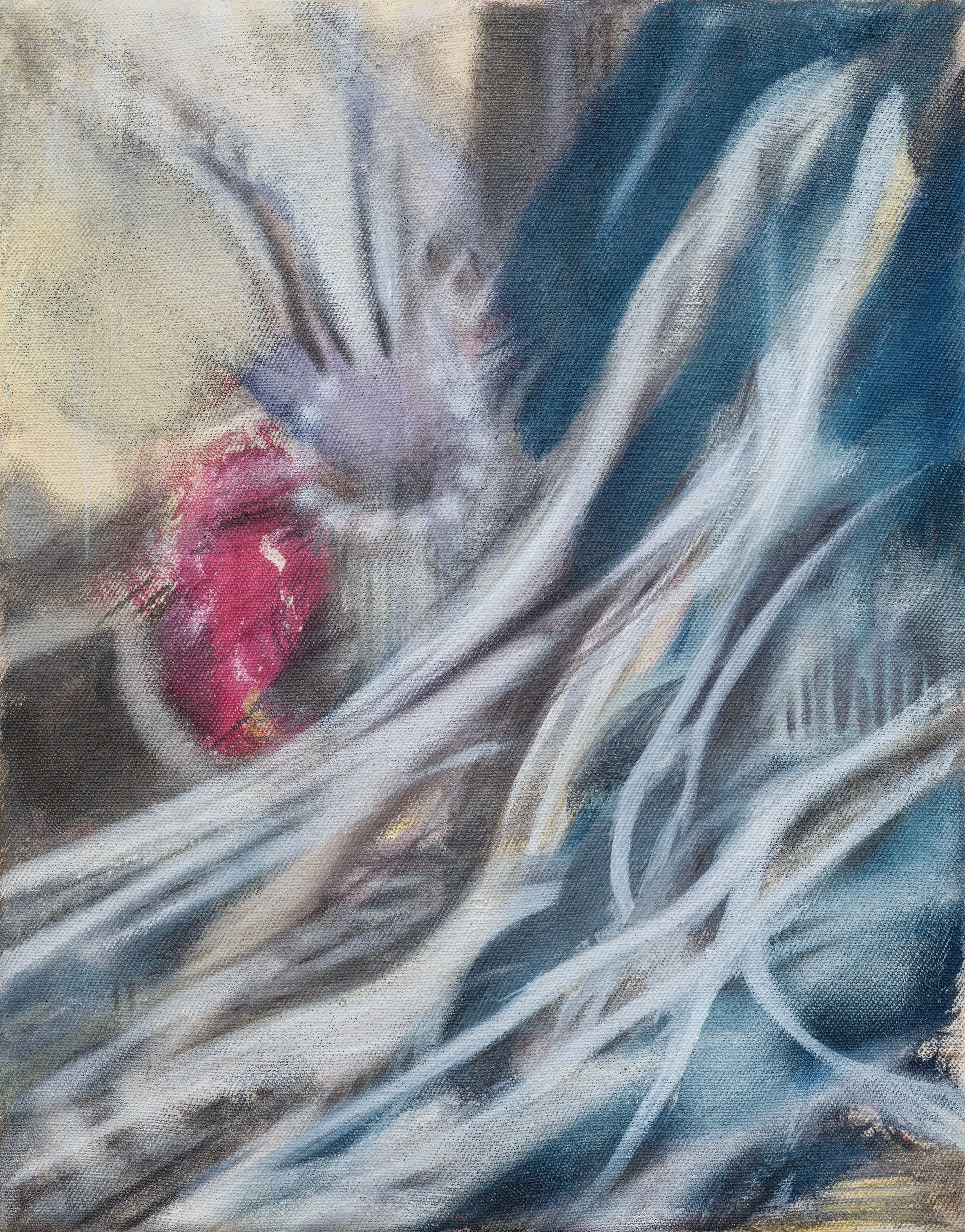 Valve_oil and ink on canvas_23 x 18cm, 2025.jpg