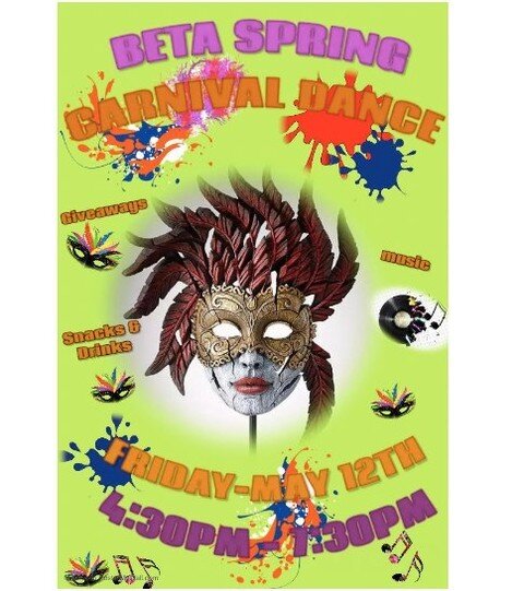 Bronx Engineering's Carnival themed dance is next Friday May 12th. We look forward to seeing our students there!