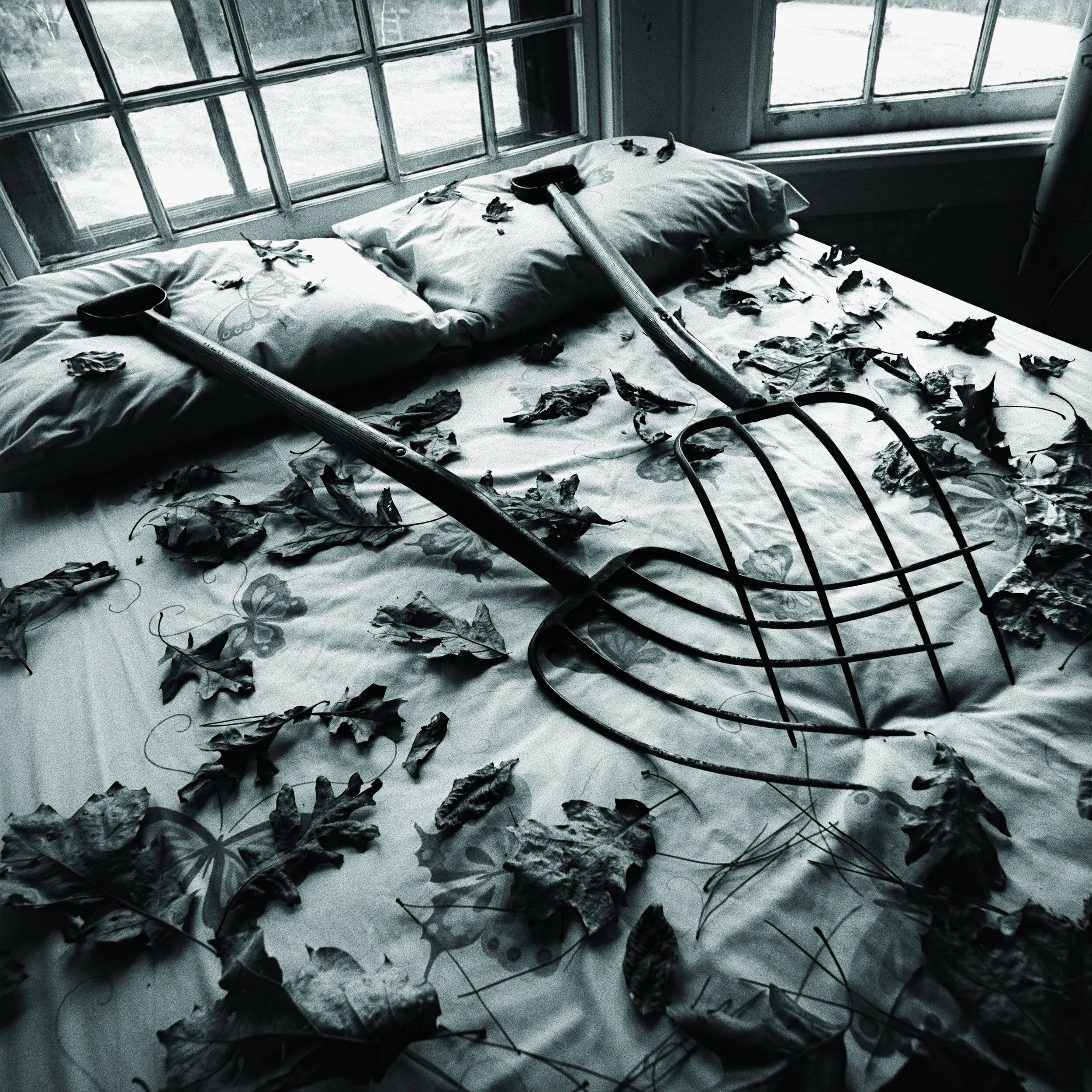 Arthur Tress, Making Leaves, Cold Spring, New York, 1978. Silver Gelatin Print, 16 x 20 inches