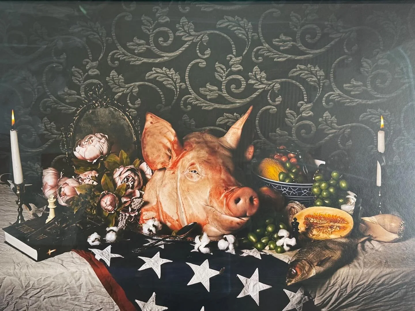 TABLE feature: Alanna Airitam

Through the familiar and sumptuous visual language of the European still life, Alanna Airitam&rsquo;s White Privilege uses the table to present questions of racial injustice woven within the American narrative. The work