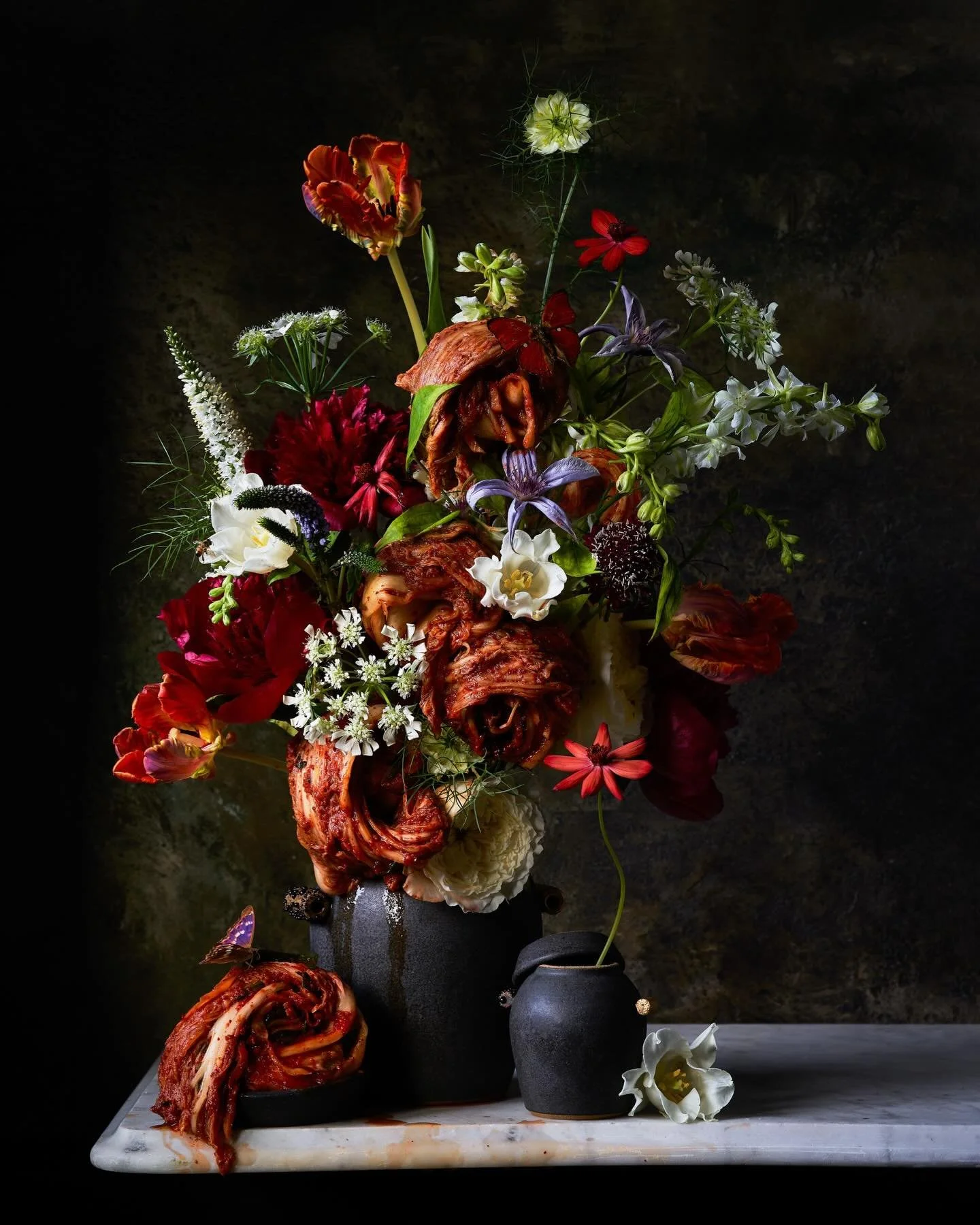 Stephanie Shih, Onggi with Six Kimchi, 2021. Archival pigment print, cradled wood panel, pva, acrylic, varnish; 30 x 24 inches. Edition #3 of 15 + 3AP.

Stephanie Shih&rsquo;s solo exhibition, &ldquo;Little Eats&rdquo; will be on view through Decembe