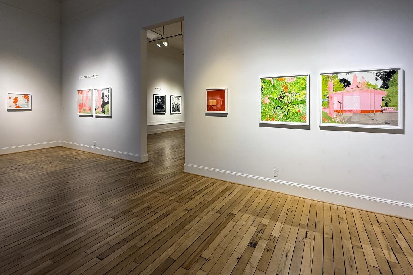 We&rsquo;re open 12-5 today.

ON VIEW: Leigh Merrill&rsquo;s (@leighmerrill) Lost Pine, Double Pine and Claire A. Warden&rsquo;s (@claireawarden) Mimesis.

UPCOMING: join us for artist talks with Leigh on Thursday, January 22 and Claire on First Frid