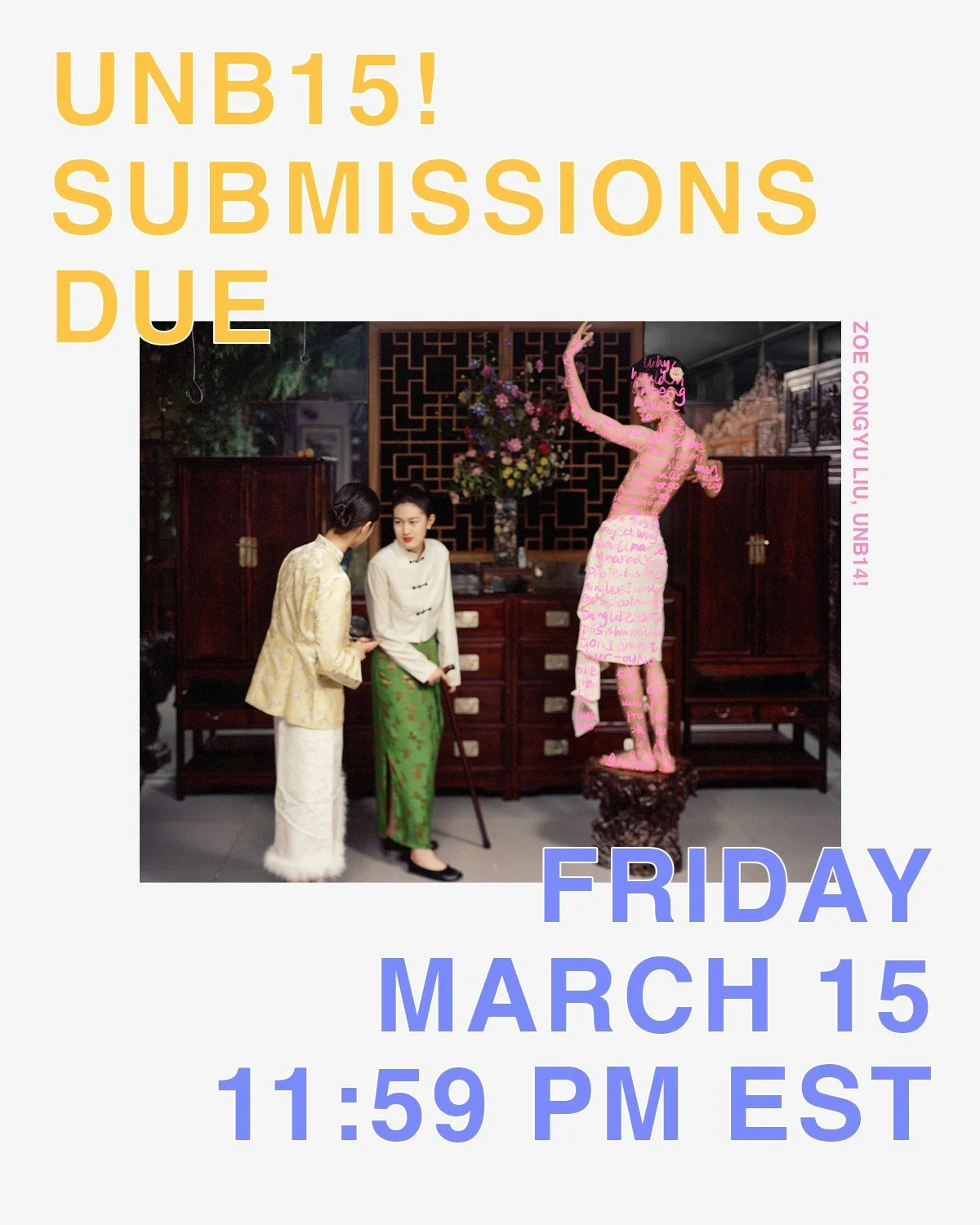 We are approaching the last 24 hours to submit to UnBound15!, Candela Gallery's annual juried + invitational photography exhibition. 

Featuring our 2026 invited UnBound! artists: Sharon Walters, courtesy of HackelBury Fine Art (@hackelburyfineart, @