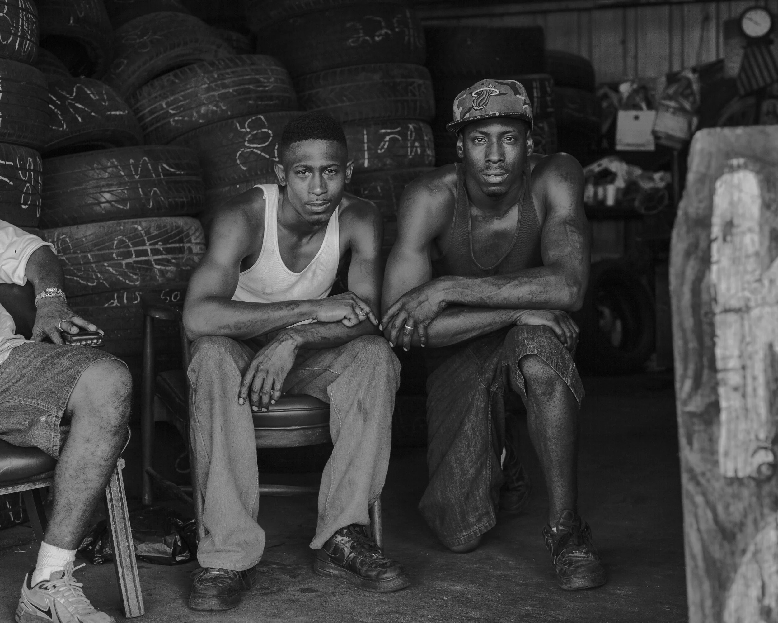 Whitten Sabbatini
Two Boys at Tire Shop
Archival Pigment Print, 22 x 28 inches
2016 UnBound Acquisition