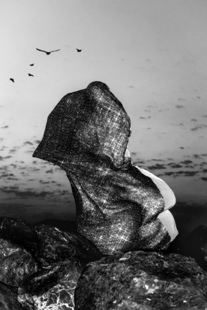 NYKELLE DEVIVO
Flash Of The Spirit, from the series,
Tha Crossroads
Archival inkjet print on metallic paper
36 x 24 inches
Edition #3 of 8