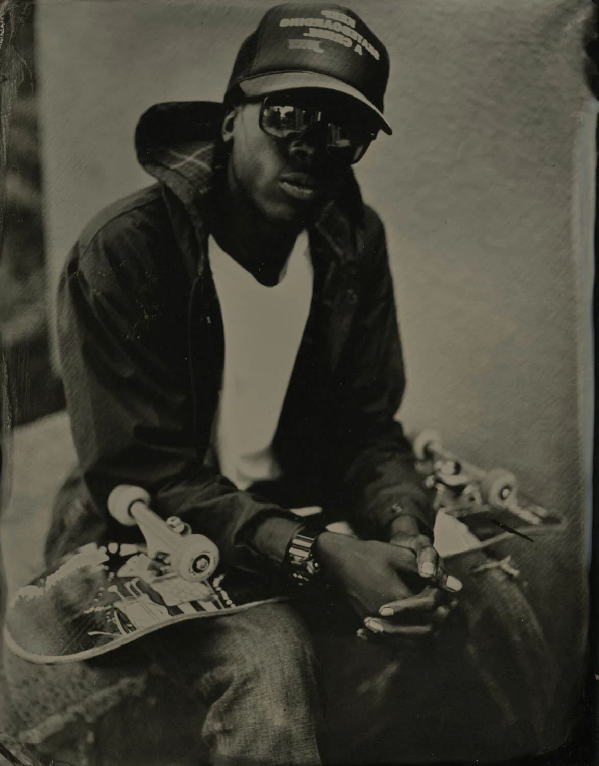 Jenny Sampson, Malcom, San Francisco, 2011 Wet Collodion Tintype, Varnished 5h x 4w in