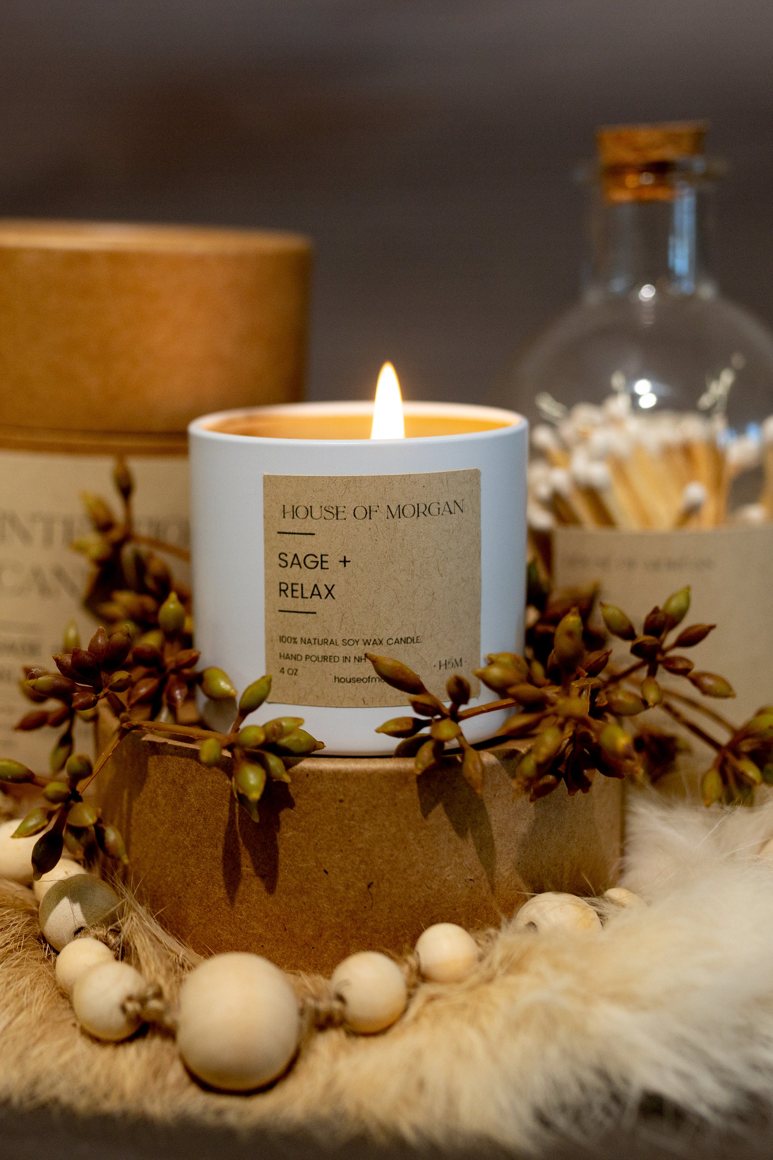 Sage & Relax Intention Candle