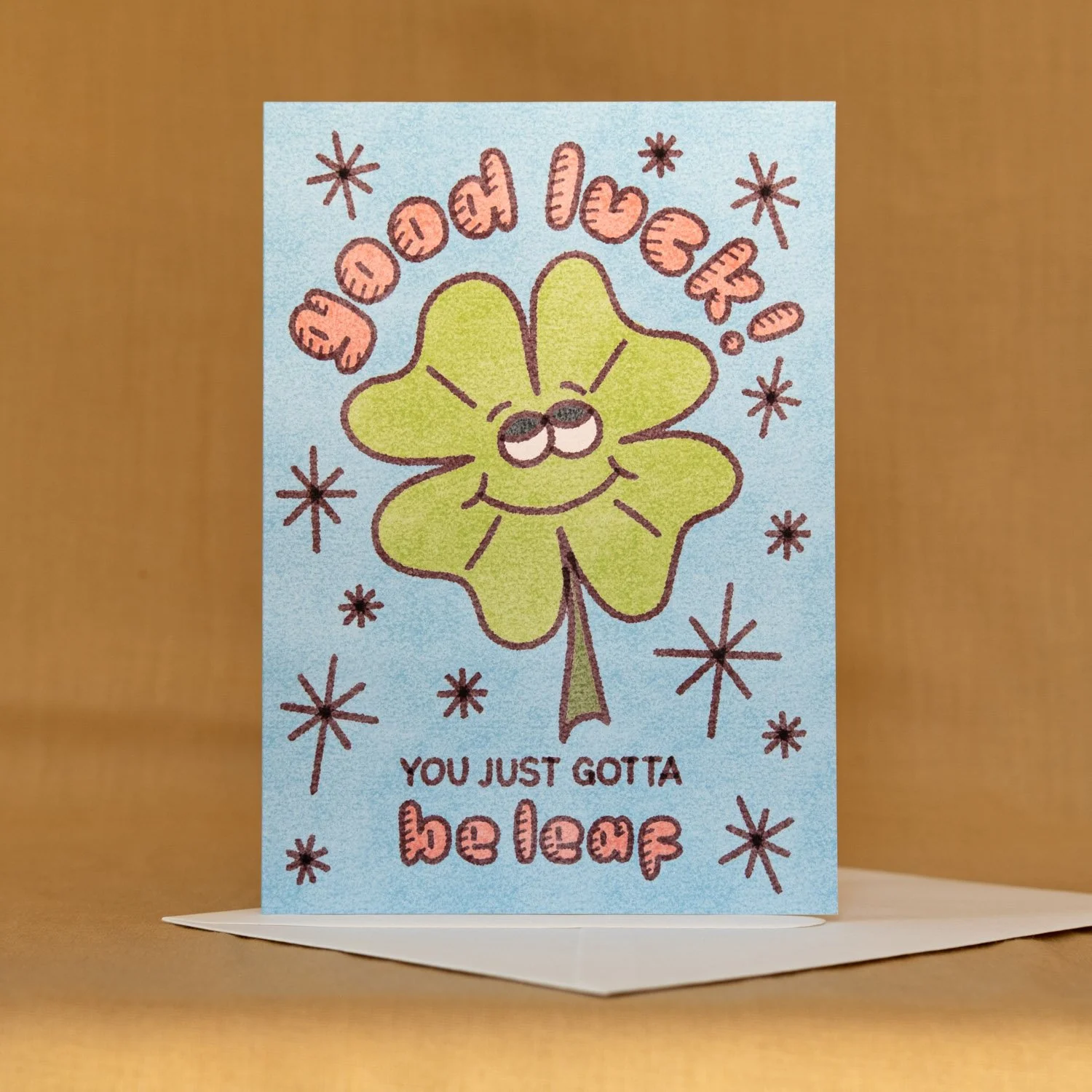  You Just Gotta Be Leaf! 
 SKU:  RW12 GOOD LUCK
 WHOLESALE:  £8.40 per 6 unit pack (£1.40 per unit).
 RRP:  £3.00