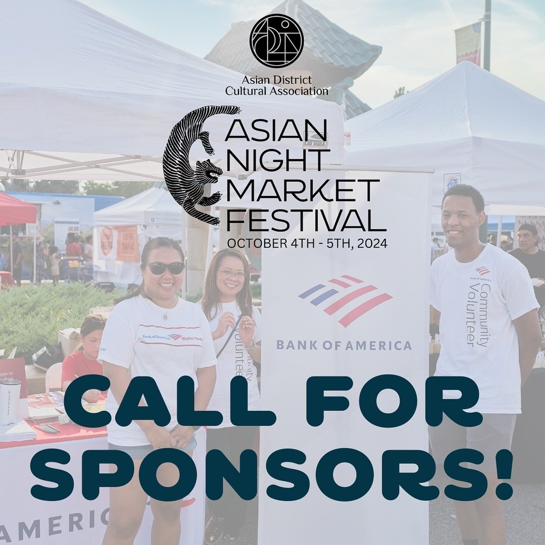 It&rsquo;s time to gear up for our annual Asian Night Market Festival!🐉 Happening this year on October 4th &amp; 5th, we can&rsquo;t wait to come back even bigger and better than ever!💪🏼

Although, none of our events would be possible without the 