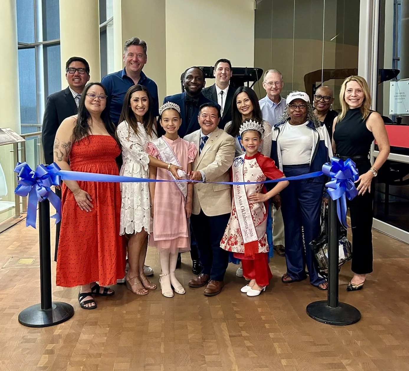 Our Journeys: A Traveling Exhibition ribbon cutting