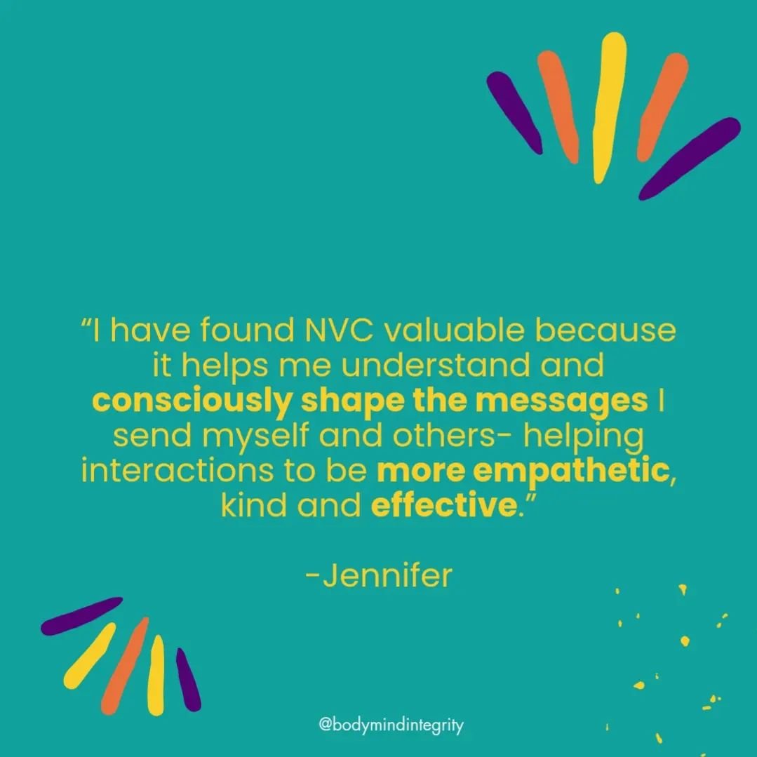 NVC Scotland Gathering 2024

📅16th of June. 
⏱️9.30am-5pm
🌍location: central Edinburgh

Read more and sign up - link in bio.

#nonviolentcommunication #nvcscotland #nvcgathering #nvcscotlandgathering #empathy #conflictresolutionskills #conflictreso