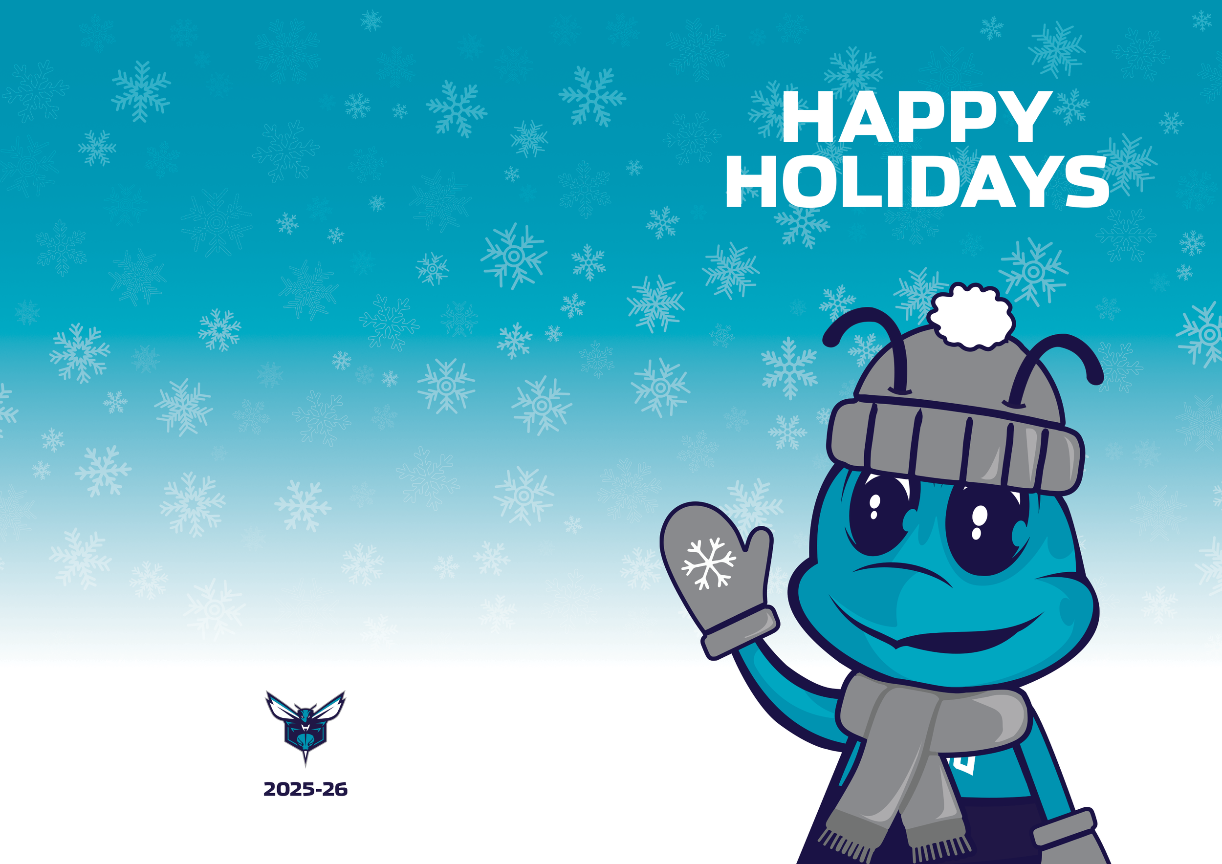 Fan Facing Holiday Card