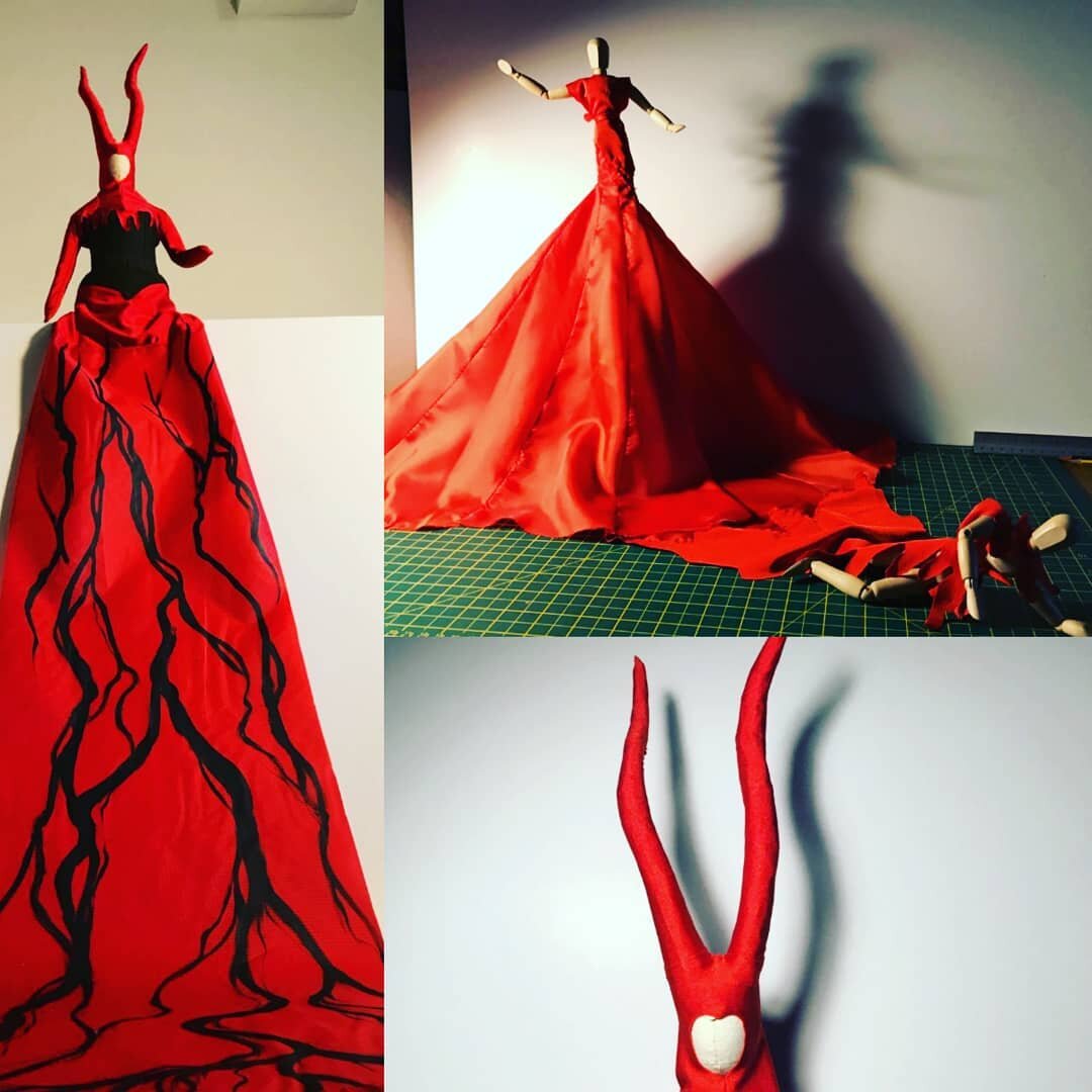 @jakinthegreen working on bringing  @krioukovm's design of The Evil Thorny Vine to life for our upcoming #stagespectacular JINGAH! 
#supportedbyartscouncilengland
@aceagrams 

...
#costumedesign #costumemaking #JINGAH #jingahjourney #jingahstagespect