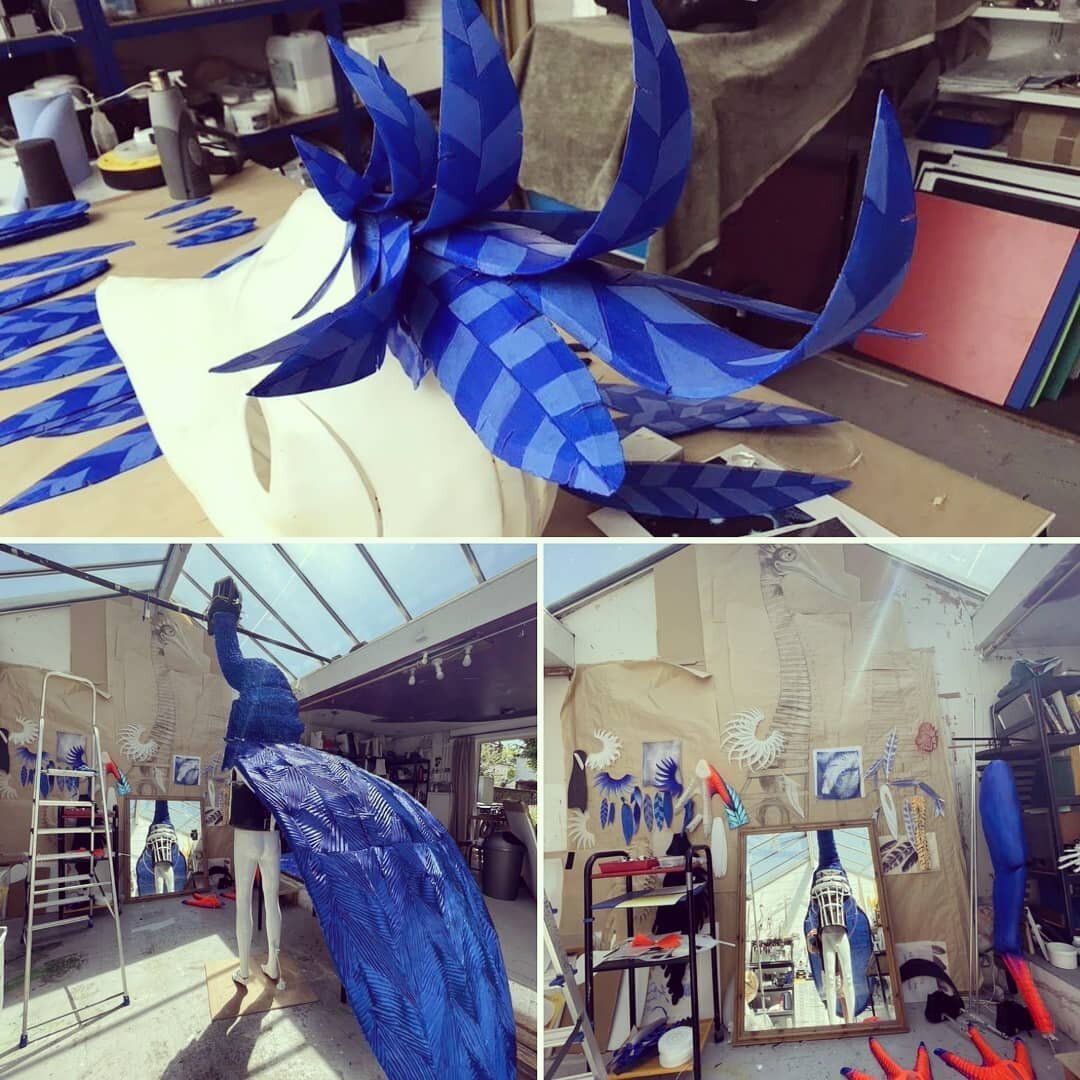 #patrickpoppywopple gradually coming to life! 

..
#puppetry #puppetmaking #stageproduction #stagespectacular #puppets #puppetsofinstagram