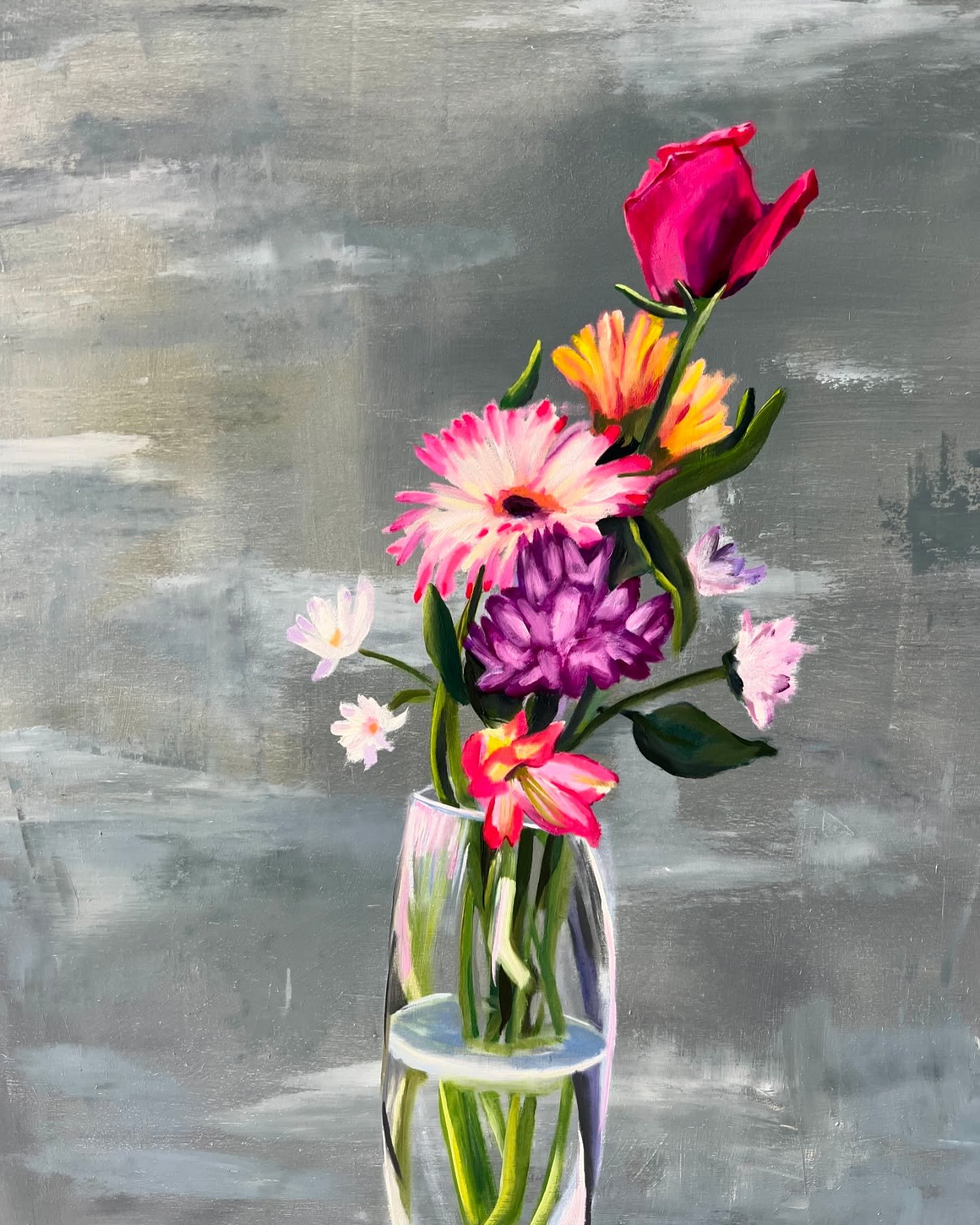 Happy first day of spring! (But don&rsquo;t look outside if you&rsquo;re in Calgary ❄️👀)

#yycartist #floralpainting #springflowers #oilpainting