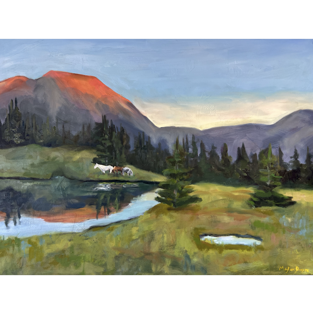 Meghan Dwyre Oil Painting Blueberry Lake.png