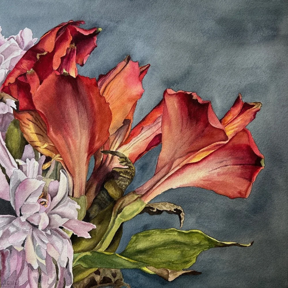 Moment From an Arrangement II • 12" x 12" • Unframed • Available ($410)