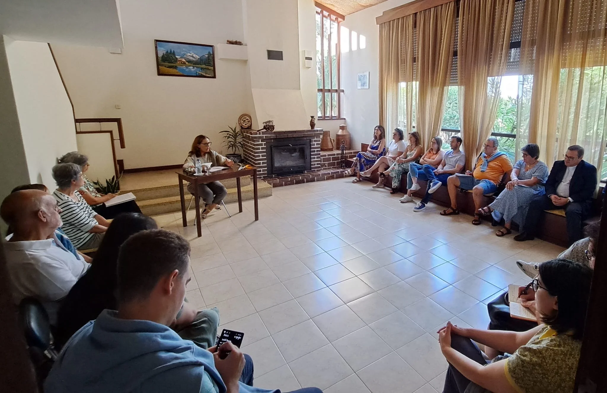 A alegria de ser santo.