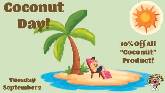 10% Off Coconut Products!