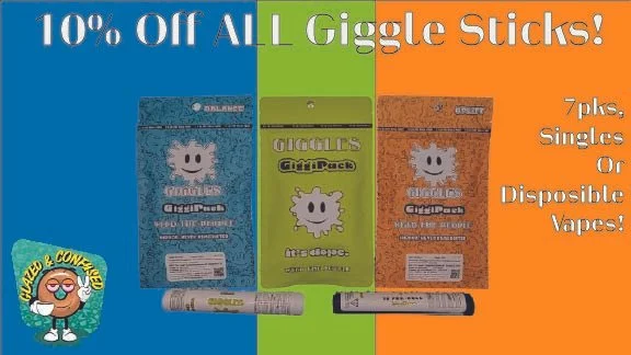 10% Off All Giggle Stick Products!