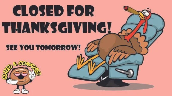 Closed For Thanksgiving!