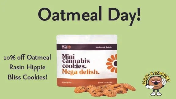 10% Off Oatmeal Raisin Hippie Bliss Cookies!