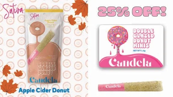 25% Off Double Glazed Donut Infused Prerolls!
