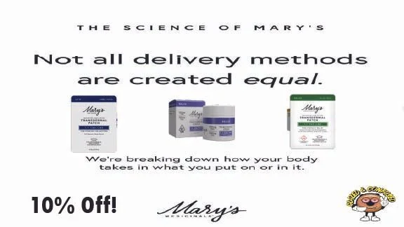 10% off Mary's Patches!