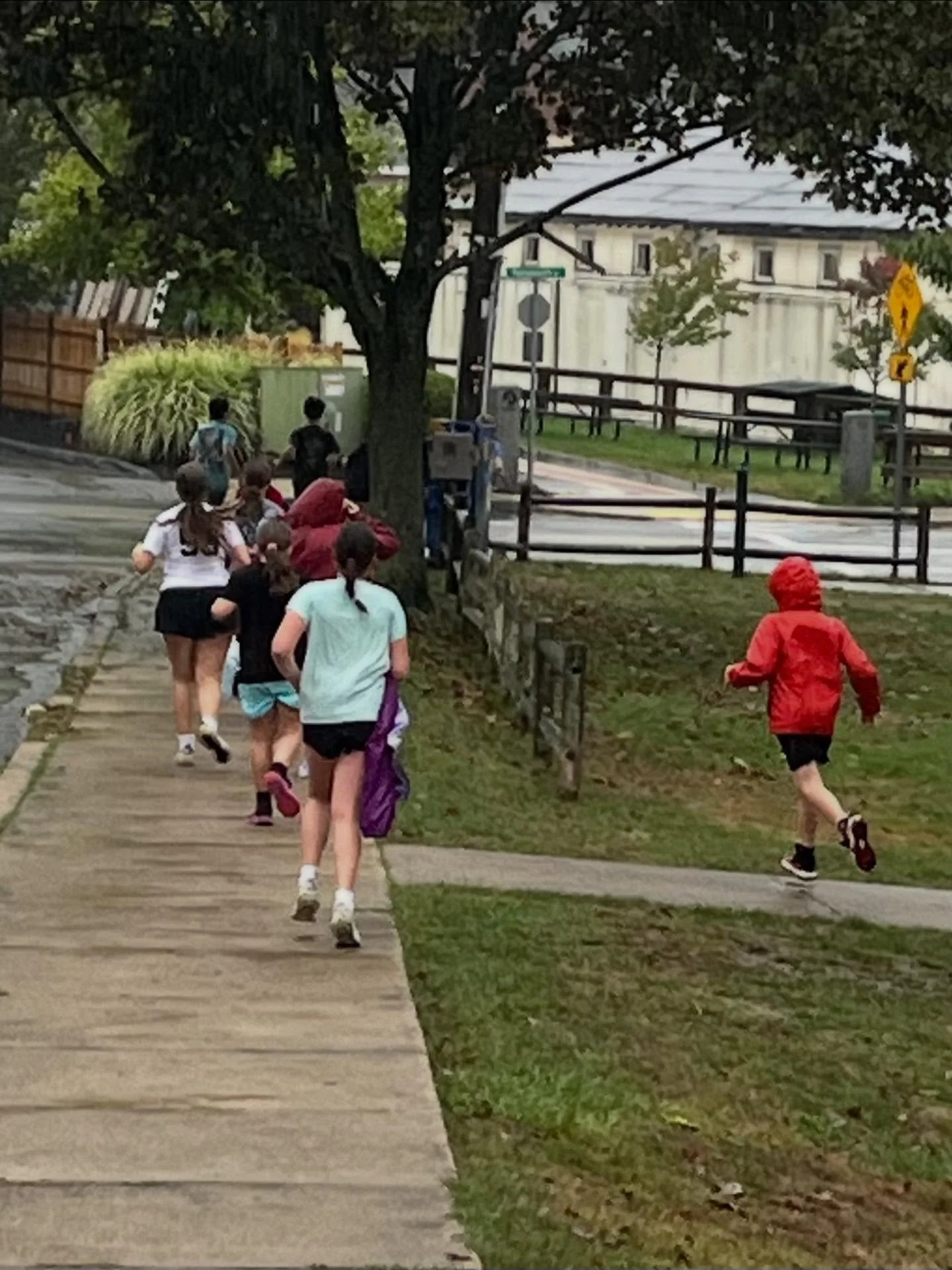 XC is BACK! 17 STPS students came out in the pouring rain to run around Pomeworth Field. Soaking wet but full of joy and enthusiasm for the new season!

Come to Lake Quannapowitt on Tuesday at 3:45/4pm to cheer on our team who will be racing against 