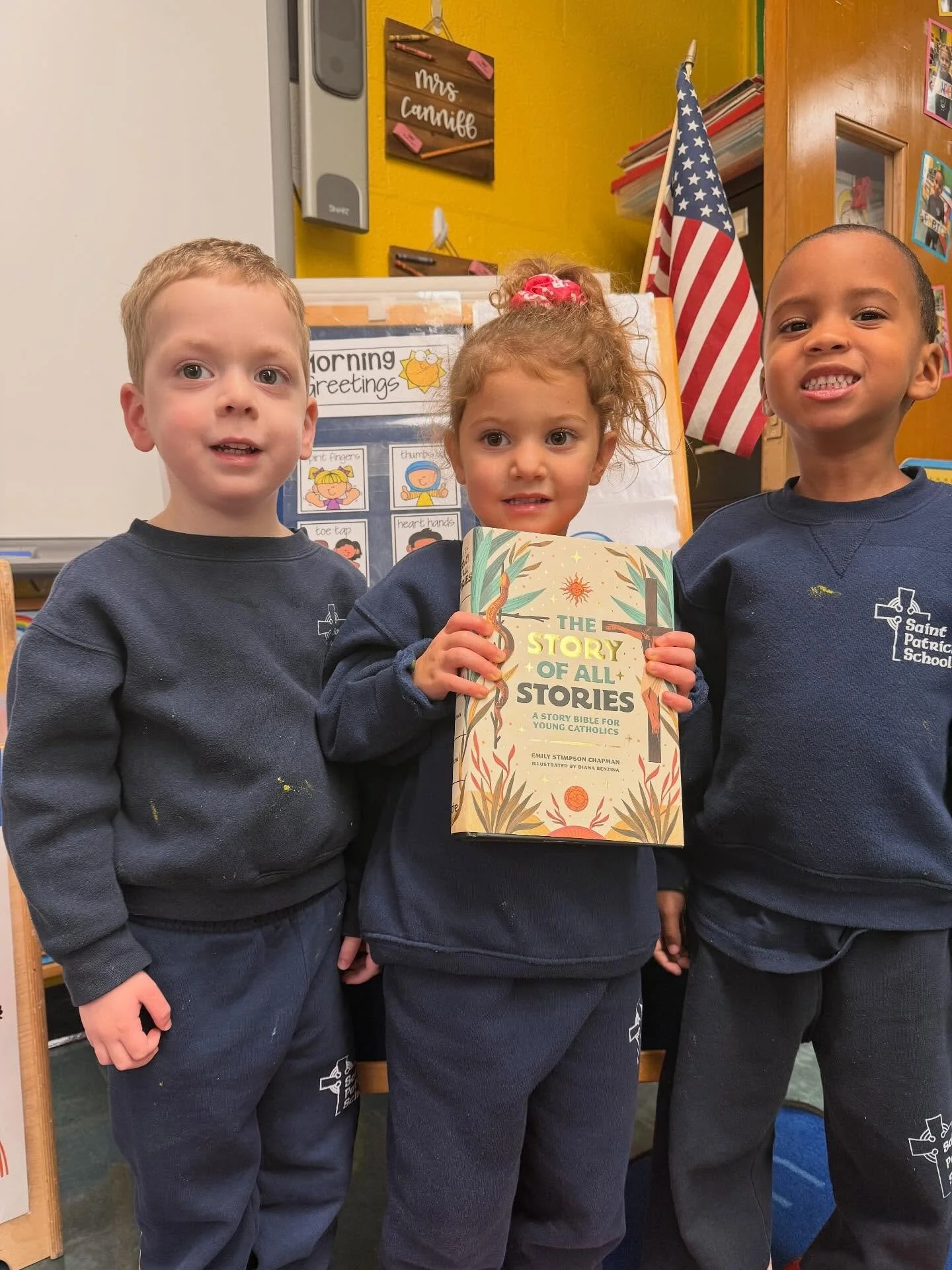 A generous family in our school community donated these beautiful children&rsquo;s bibles to each classroom! These bibles will surely be well loved by our students. 

#students #bible #story #catholic #school #stonehamma #cso #catholicschool #prescho