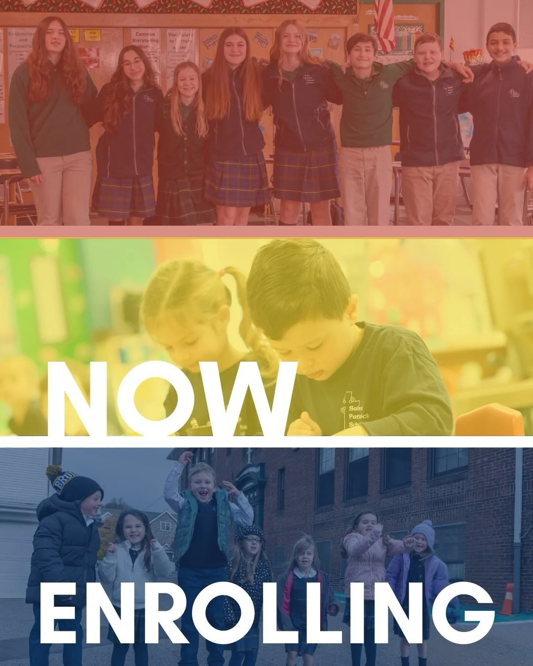 Families of @sjsmedford are invited to our school this Thursday, March 19 for a special open house. Come to see how Saint Patrick School can support you and your students.

#stoneham #stjoesmedford #medford #education #school