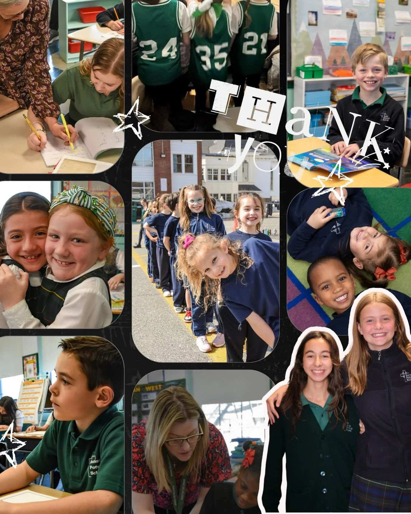 We couldn&rsquo;t do what we do without you @csfboston! Thank you from all of us at Saint Patrick School, Stoneham!

#csfboston #catholicschool #stonehamma #elementaryschool #preschool