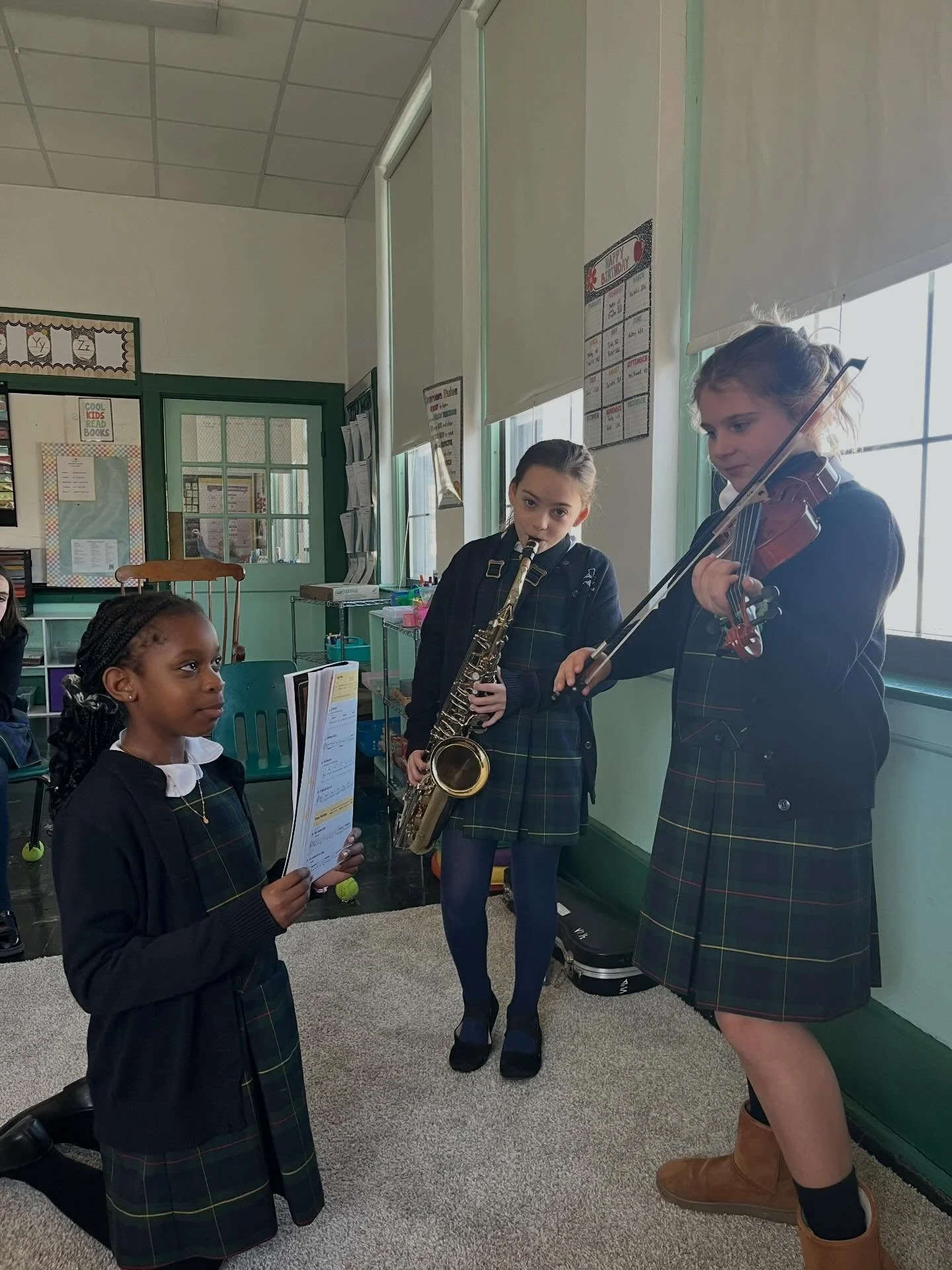 Musical Instruction with Mr. Maggio often begins with a concert in grade 3! These students are budding musicians and we can&rsquo;t wait to see how they grow!

#musicians #music #talent #school #musicclass