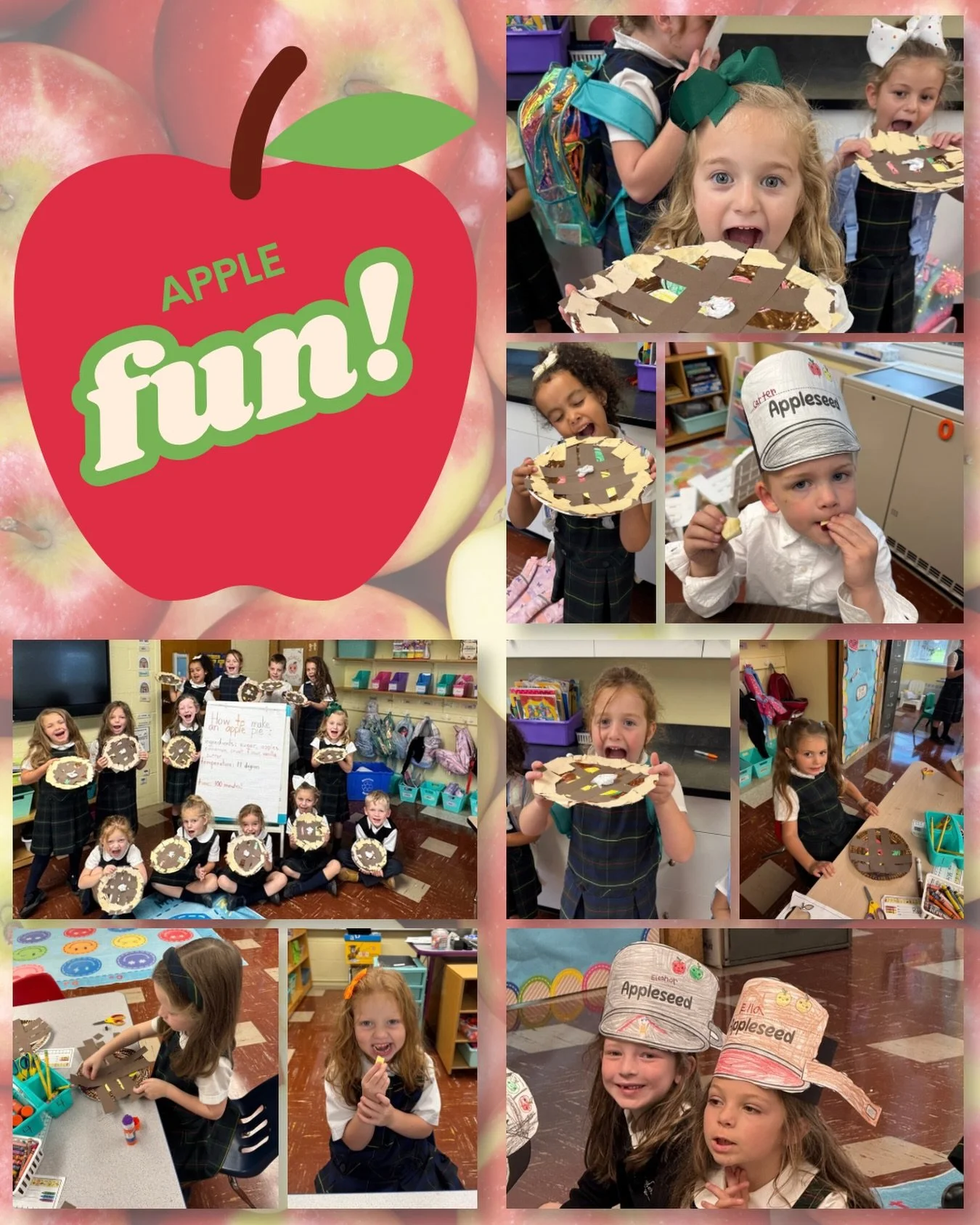 Kindergarten had an apple-solutely fun week of learning! 🍎

Our students learned about Johnny Appleseed, explored the parts of an apple, and put their taste buds to the test with an apple taste test. They wrapped up the fun by creating their own app